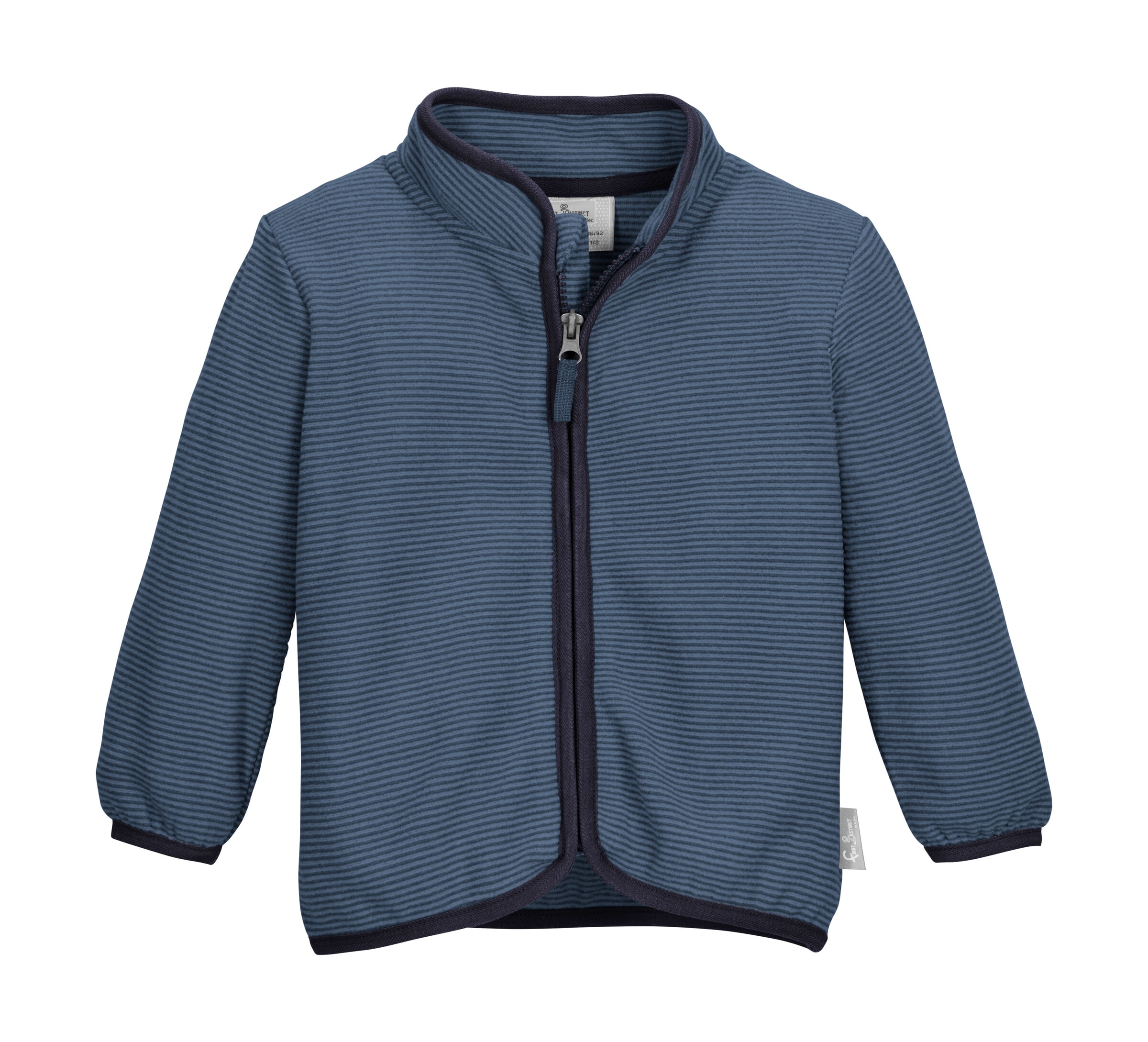 first instinct by killtec Fleecejacke »FIOW 49 MNS FLC JCKT« Gestreifte Fleecejacke mit Kinnschutz und reflektierenden Elementen