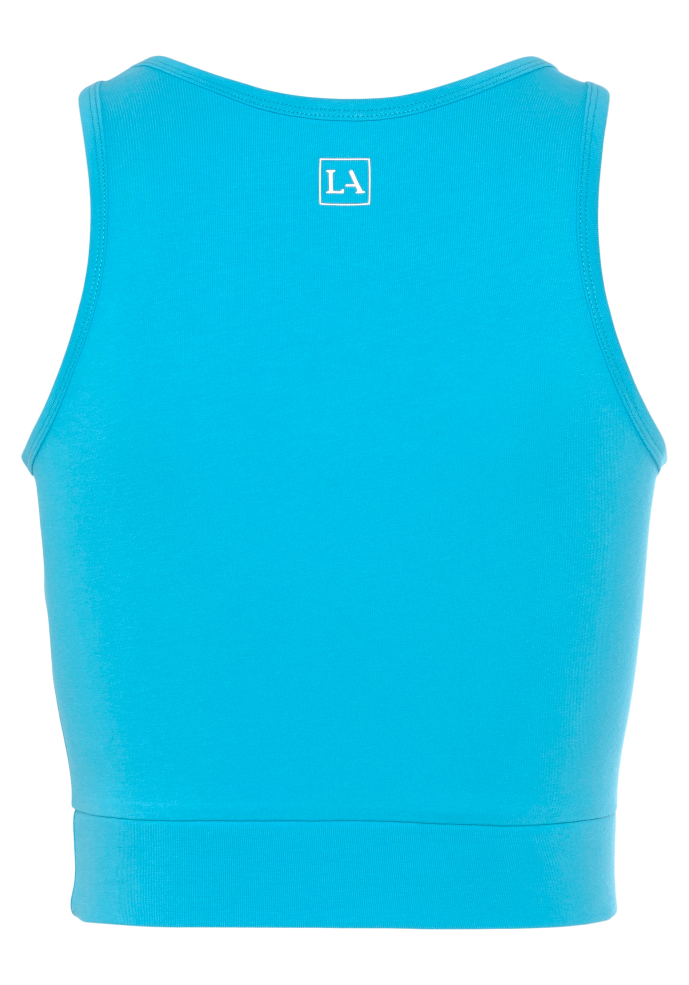 LASCANA ACTIVE Sporttop, Crop-Top mit breiten Trägern