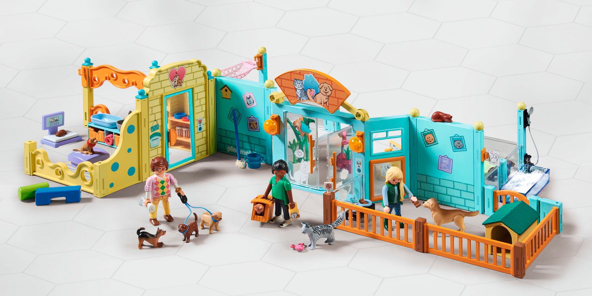 Playmobil® Konstruktions-Spielset »Welpenhaus (71743), Playmobil My Life«, (94 St.)