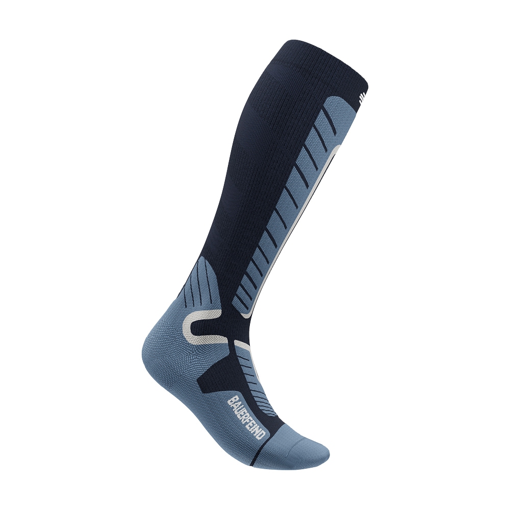 Bauerfeind Sportsocken »SKI ALPINE COMPRESSION SOCKS« für Alpinski und Snowboard, mit anatomisch geformter Zehenbox