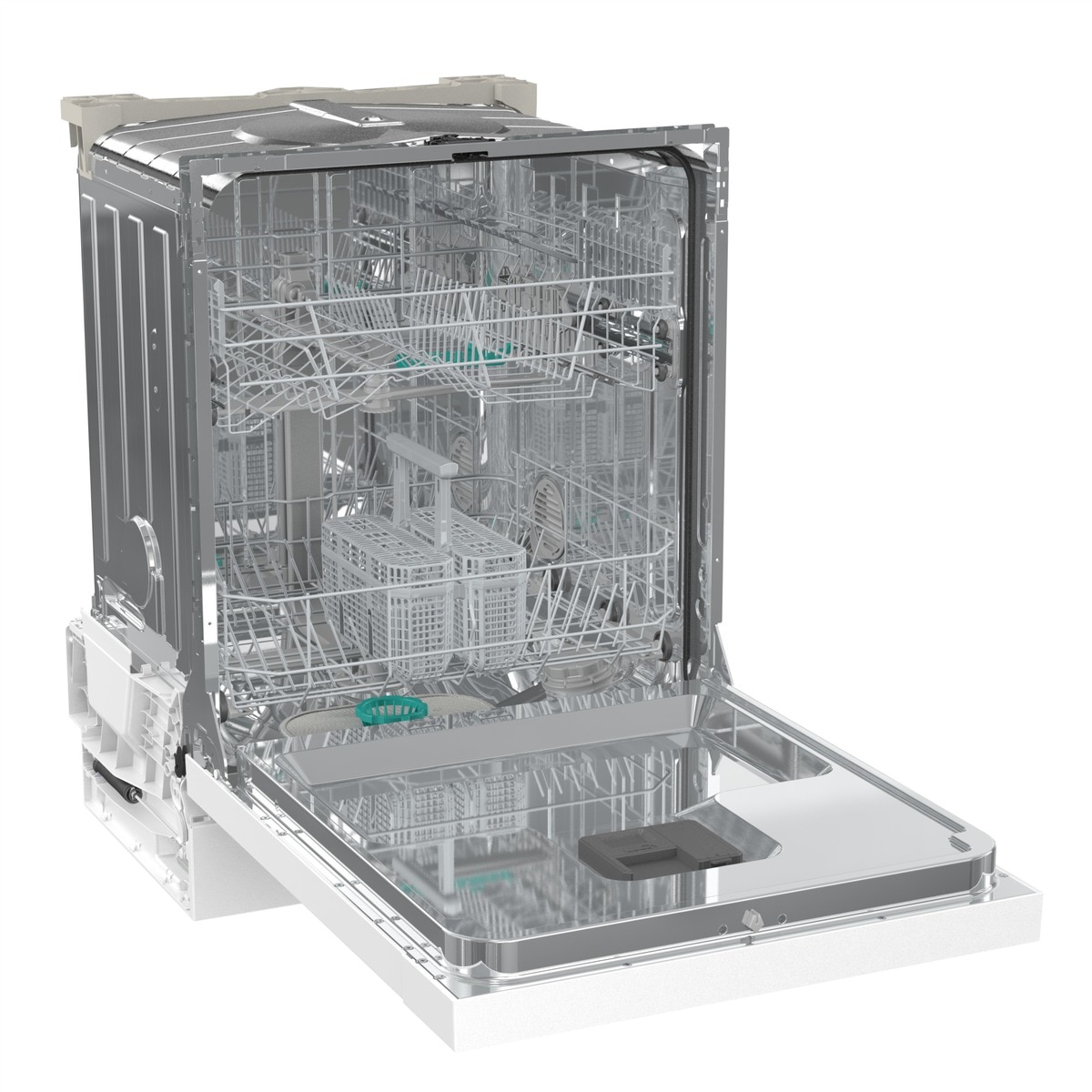 GORENJE Unterbaugeschirrspüler »GU 642 E90«, GU 642 E90W, 11 l, 13 Maßgedecke, AquaStop