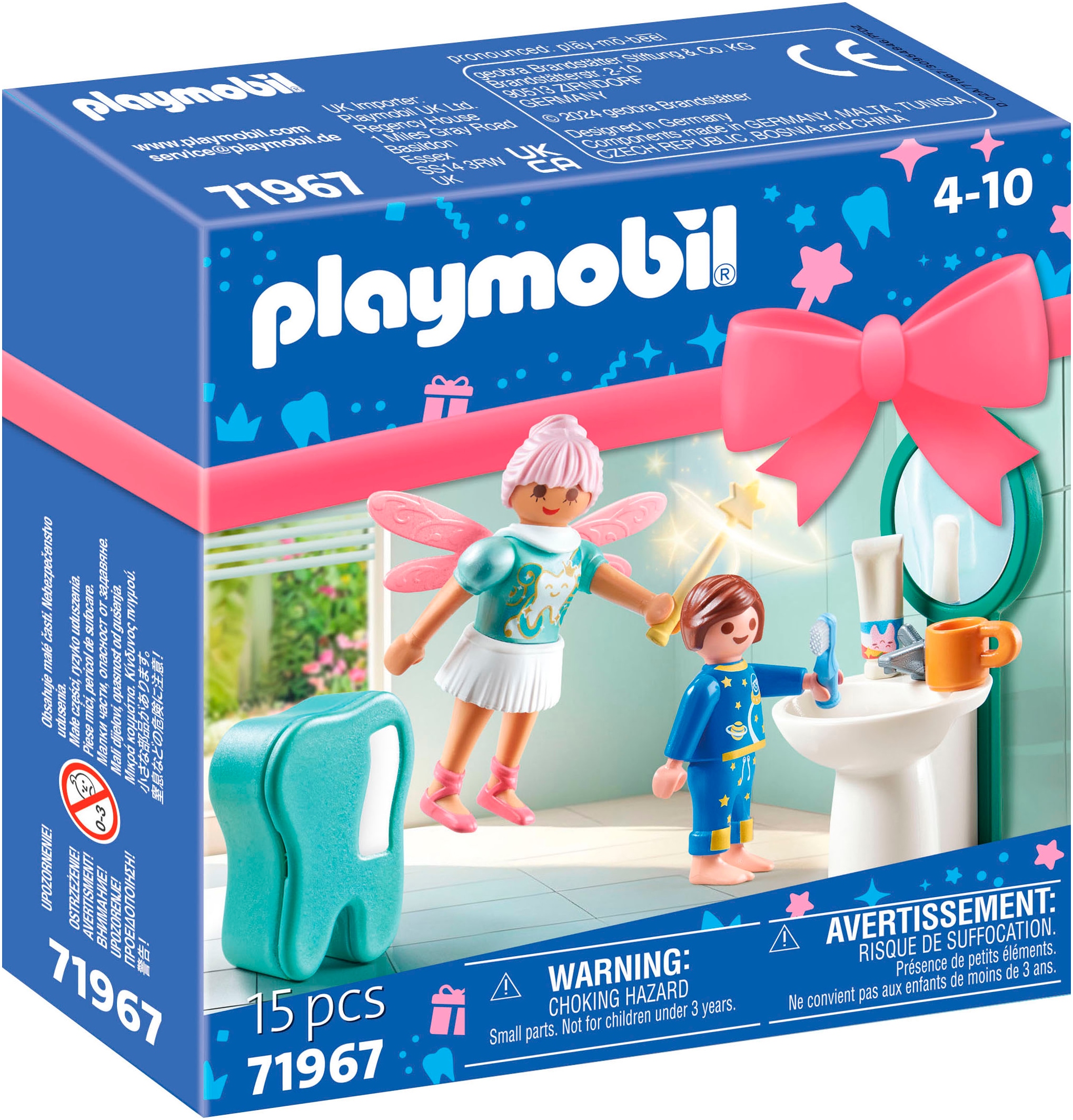 Playmobil® Konstruktions-Spielset »Zahnfee (71967), Playmobil Gift Set«, (15 St.)