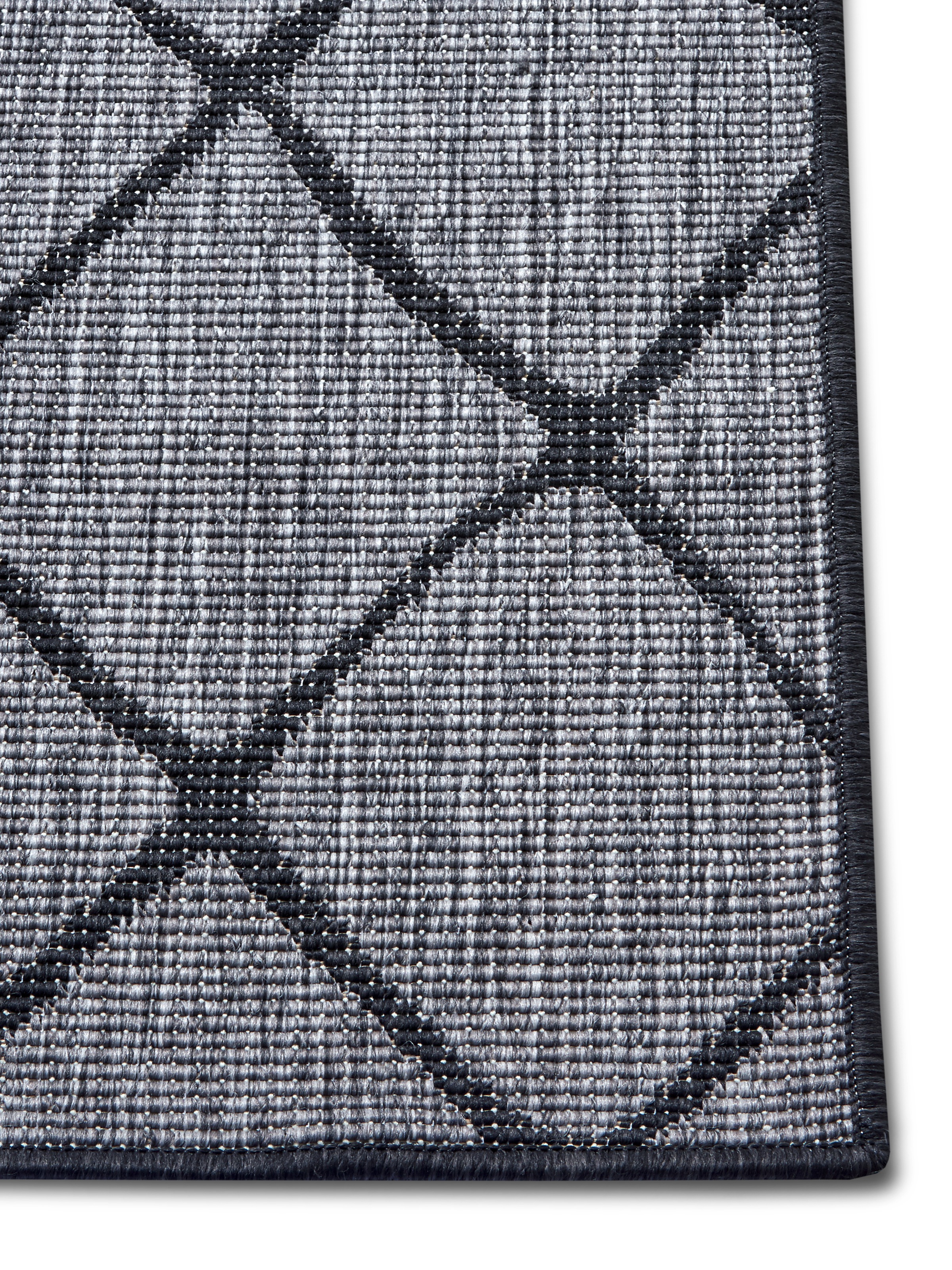 NORTHRUGS Teppich »Malaga Wendeteppich«, rechteckig, 5 mm Höhe, In-& Outdoor, Wetterfest, Balkon, Läufer, Wohnzimmer, Wasserfest