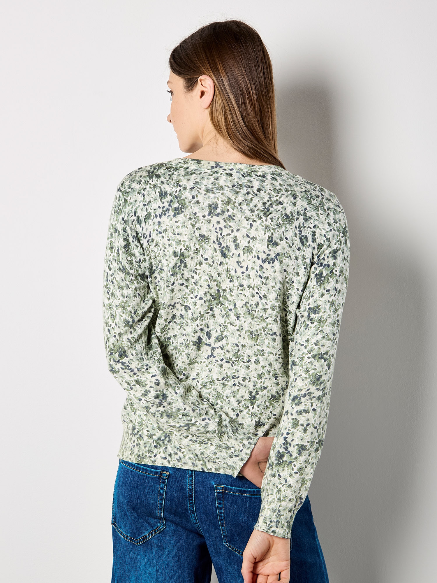 Apricot Strickpullover »Pullover« mit Blumenmuster
