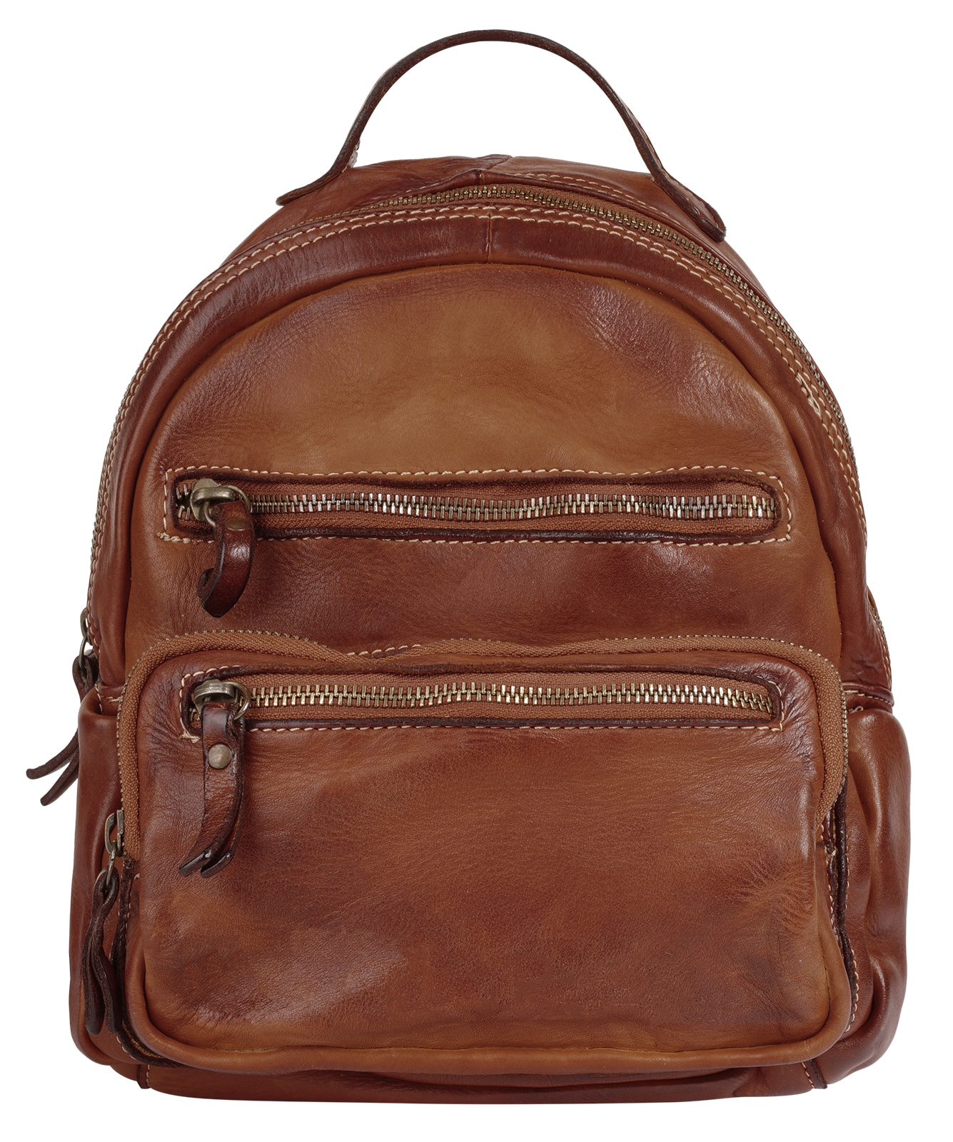 Cluty Cityrucksack, echt Leder, Made in Italy