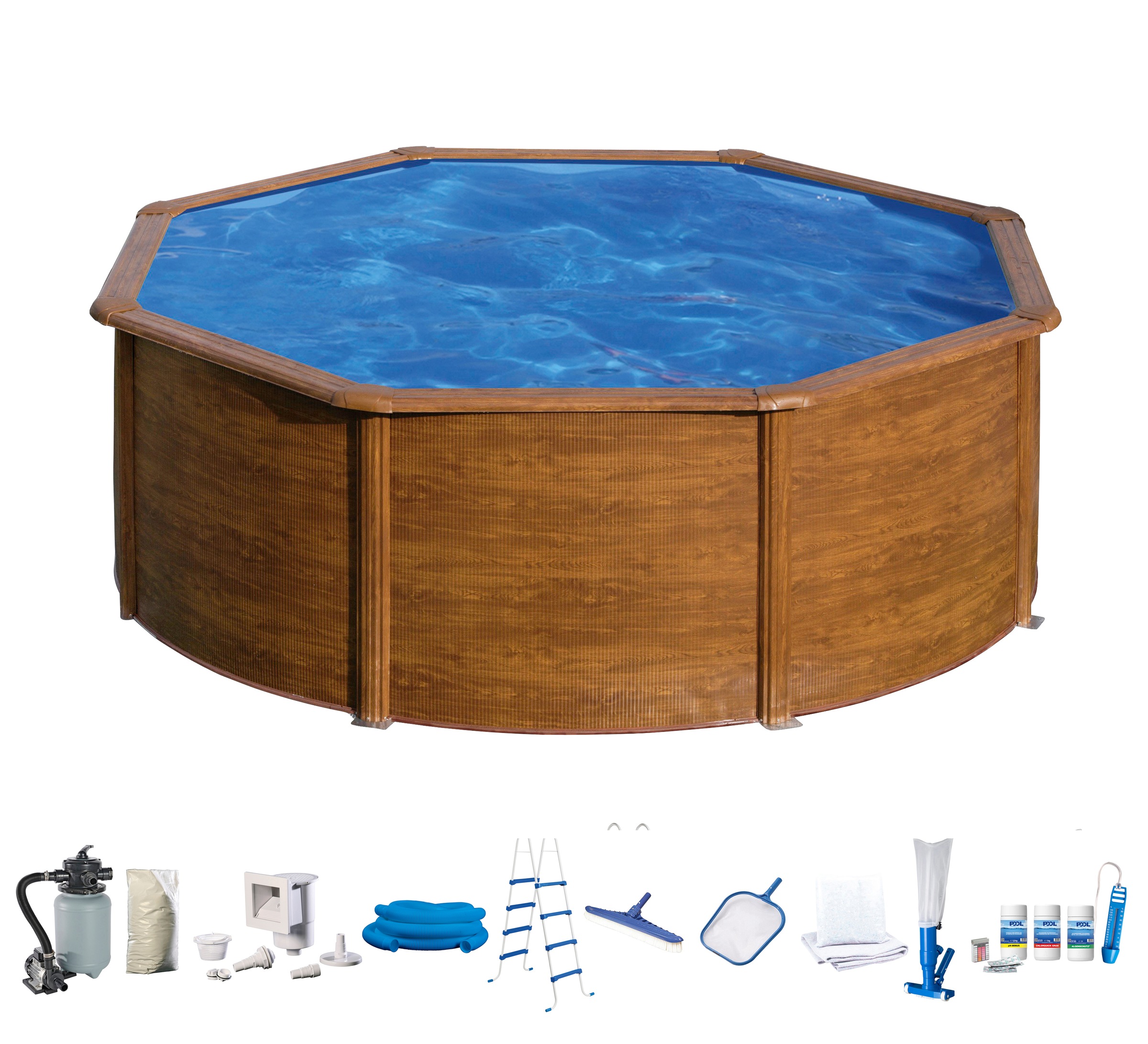 MyPool Rundpool, (Set), 10-tlg., ØxH: 460x120 cm