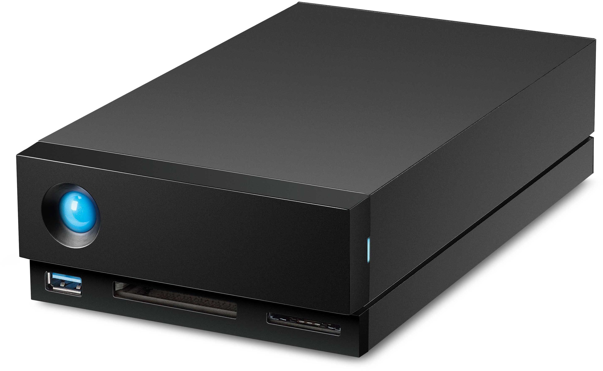 LaCie HDD-NAS-Festplatte »1big Dock«, Anschluss Thunderbolt 3-DisplayPort-SD-/CF-Kartensteckplätze-USB