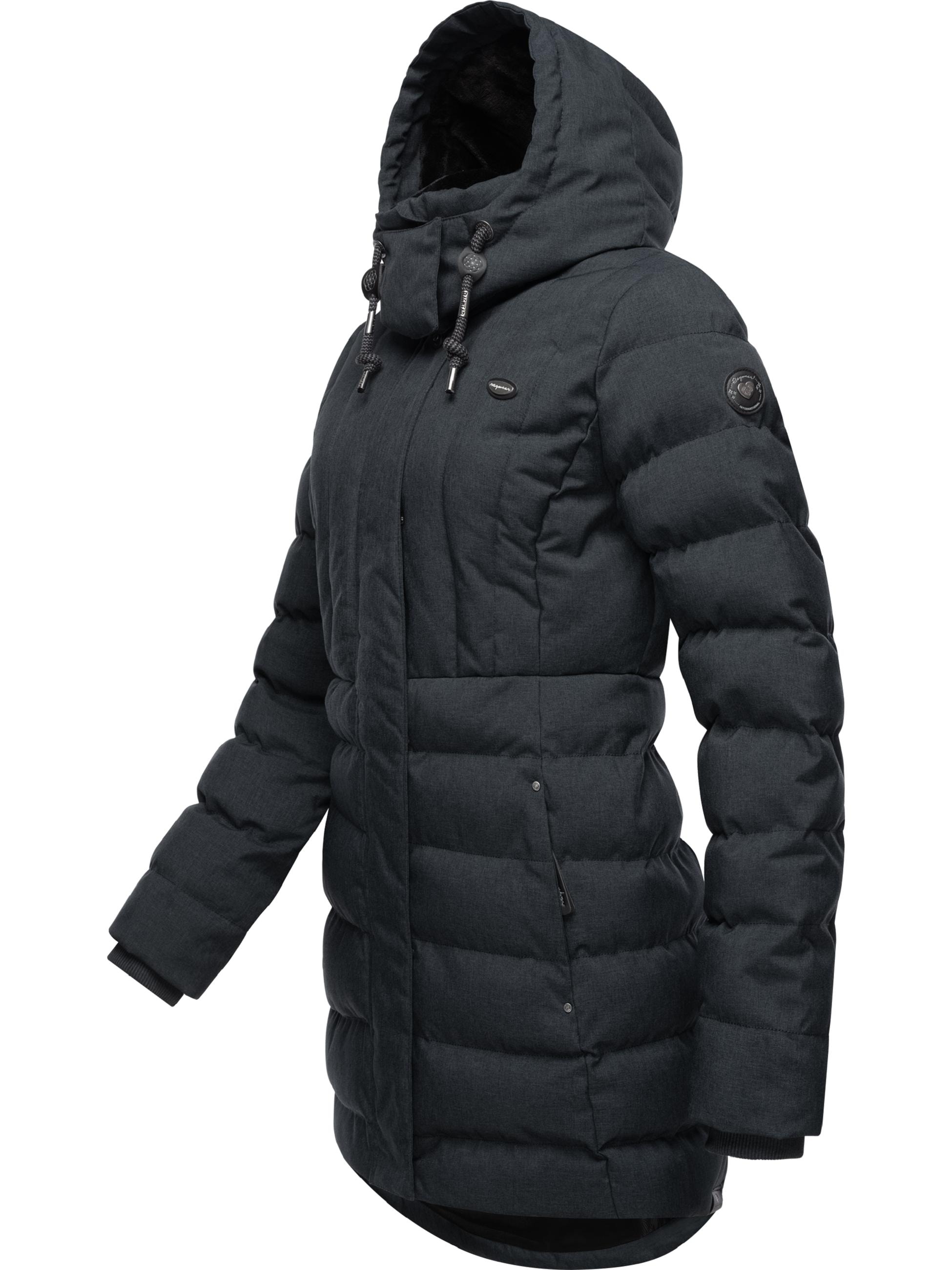 Ragwear Kurzmantel »Kurzmantel Ashanta«, stylischer, gesteppter Winterparka mit gefütterter Kapuze