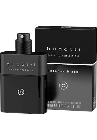 Eau de Toilette »BUGATTI Performance Intense Black EdT 100ml«