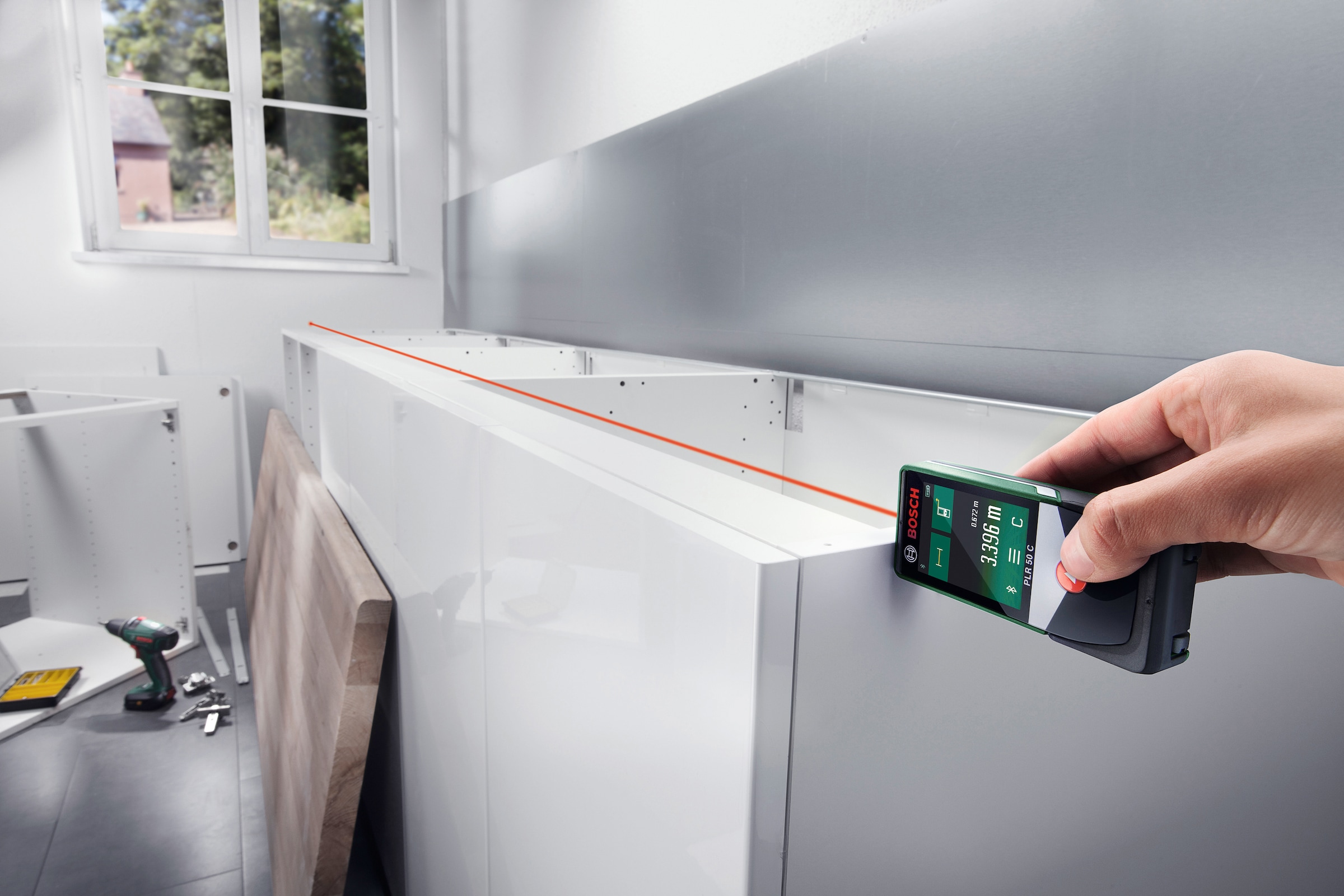 Bosch Home & Garden Entfernungsmesser »PLR 50 C«, Messbereich: 50m