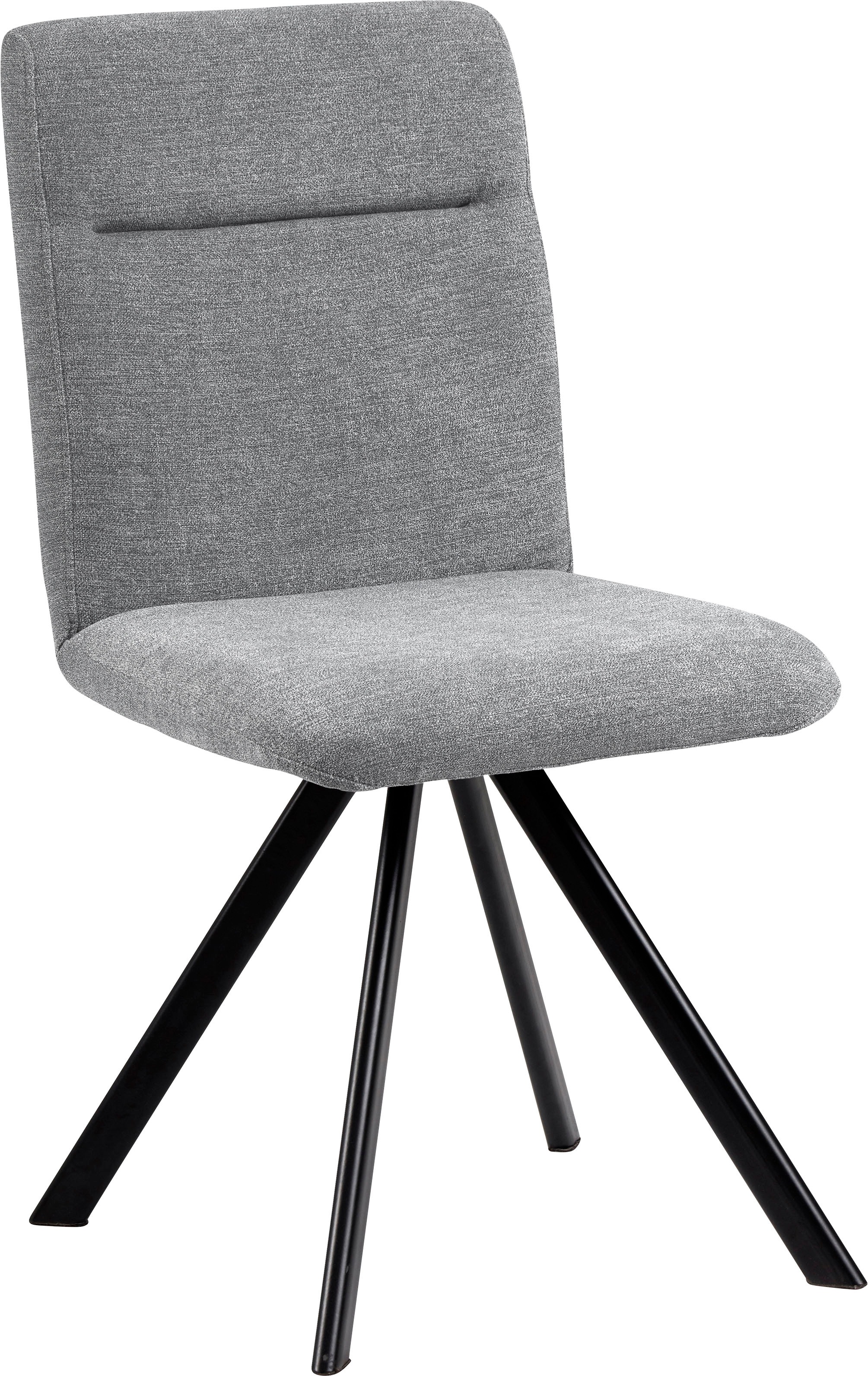 SCHÖSSWENDER 4-Fußstuhl »Martina 200«, Polyester, Gestell aus Metall schwarz
