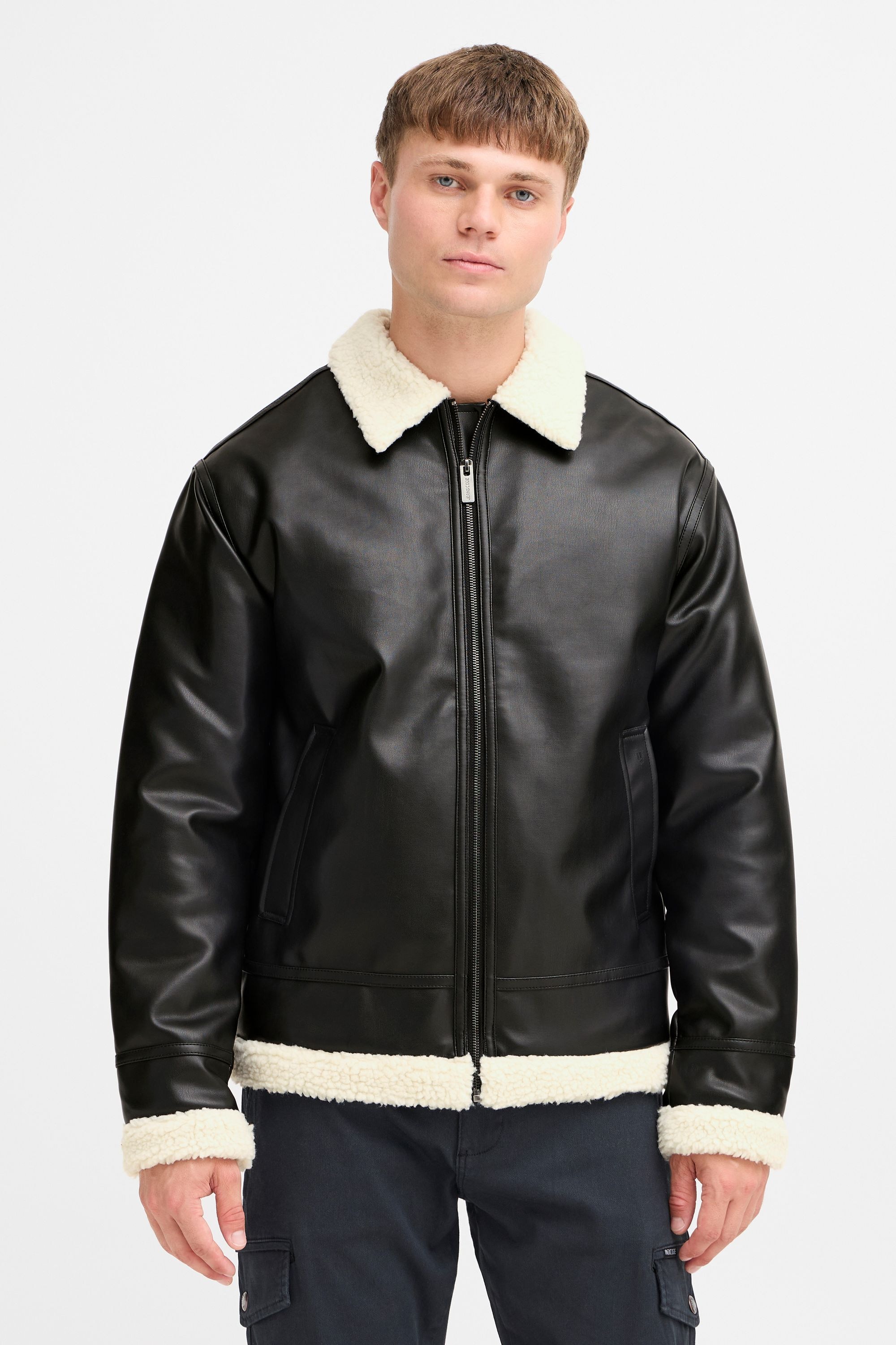 Indicode Lederjacke »Lederjacke IDSulto«, ohne Kapuze