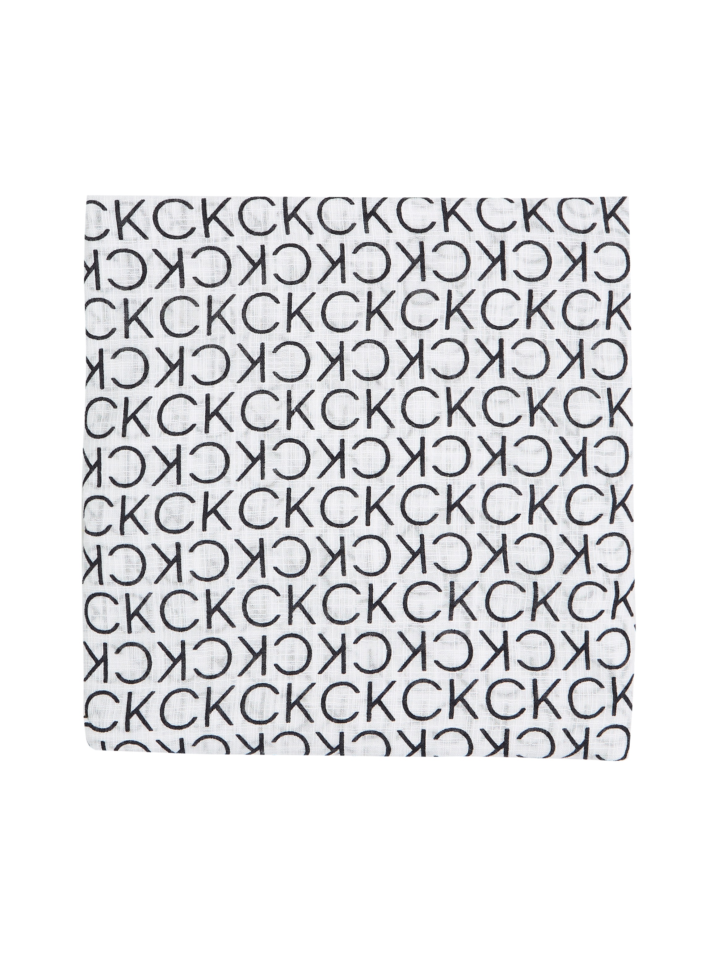 Calvin Klein Schal »MONOGRAM COTTON GAUZE STOLE«, mit Logomuster