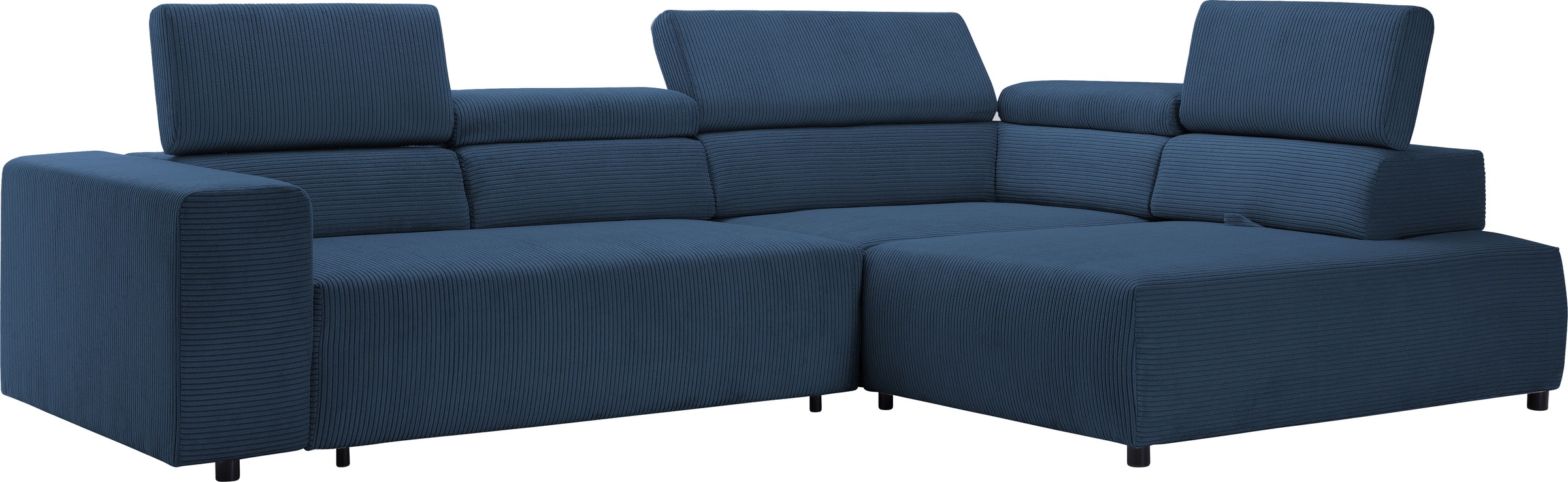 exxpo - sofa fashion Ecksofa »VITTORIO«, inkl. Kopfteil- und Sitztiefenverstellung, wahlweise mit Bettfunktion