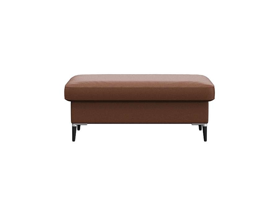 FLEXLUX Pouf »Fiore«, Kaltschaum, Füße Alu+schwarz