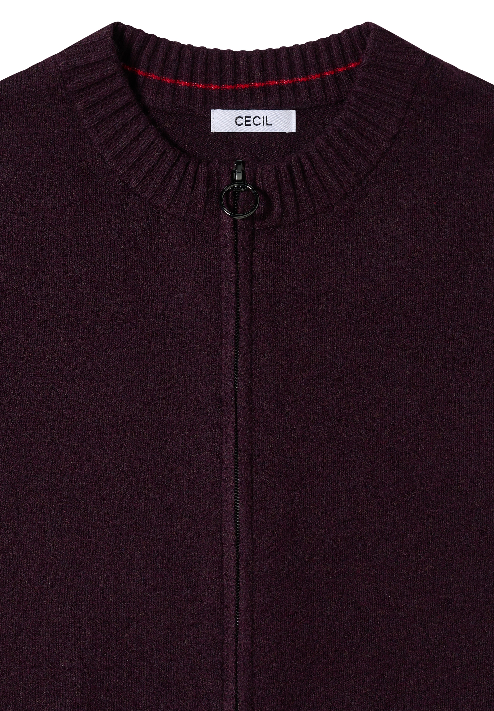 Cecil Cardigan, mit Rippbündchen