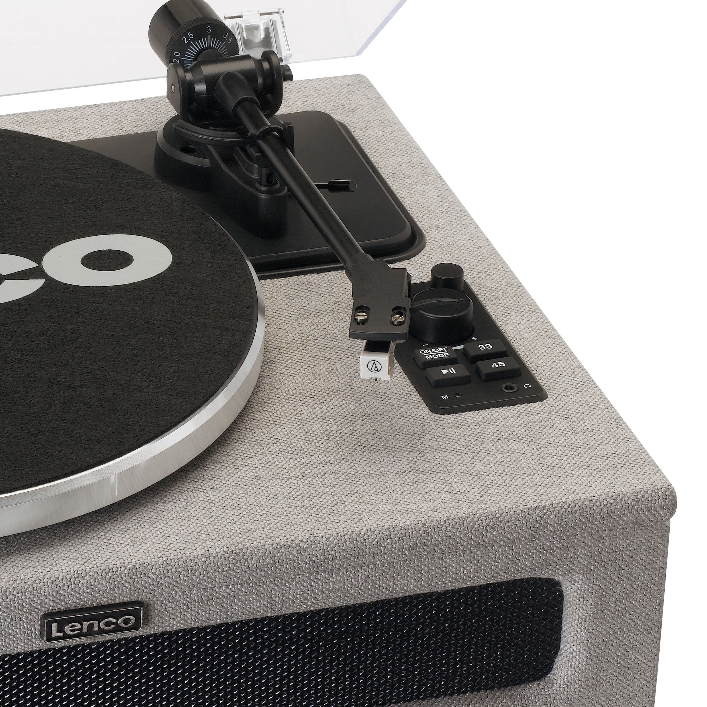 Lenco Plattenspieler »LS-440 grau/anthrazit«, Lautsprecher integriert, Bluetooth