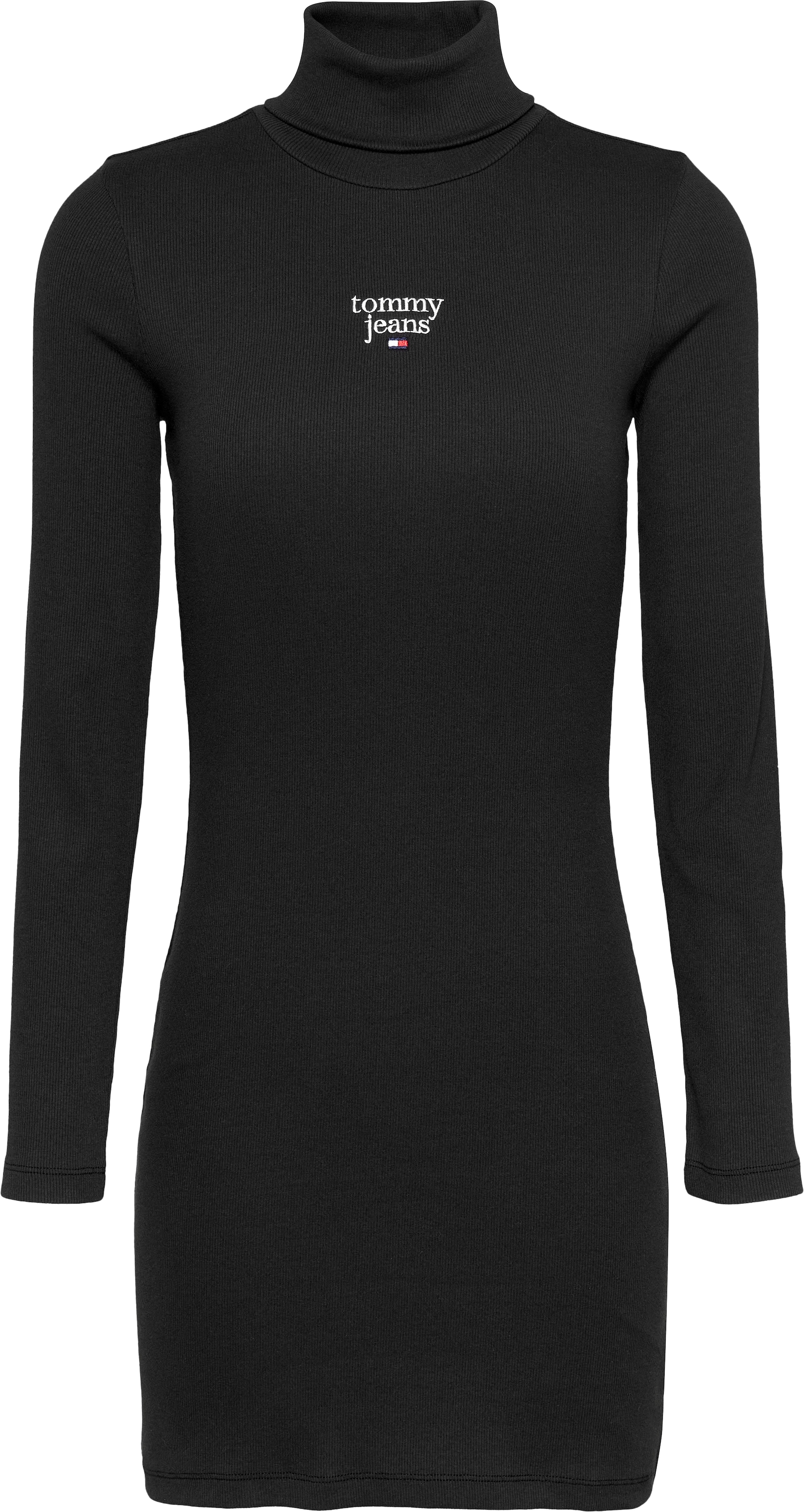 Jerseykleid »TJW ESSENTIAL TURTLENECK BODYCON«, mit gerippter Struktur, Logostickerei