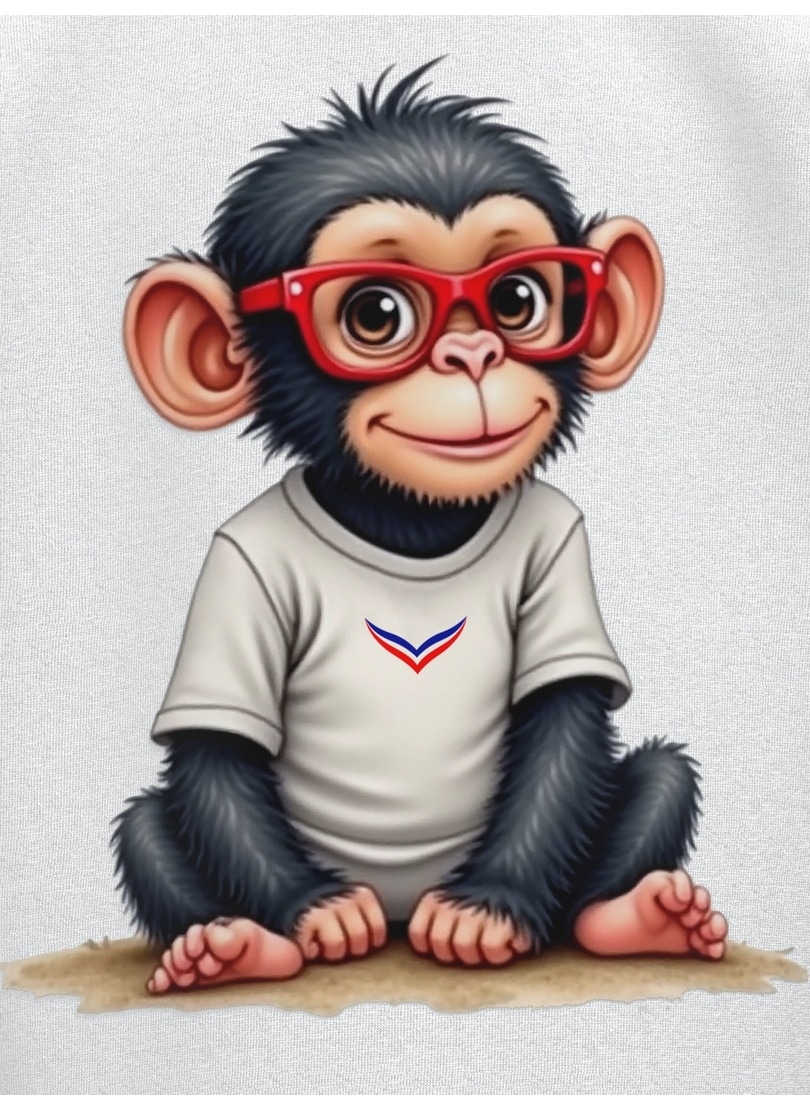 Trigema T-Shirt »TRIGEMA T Shirt mit süßem "Baby Affe Junge" Print« 1