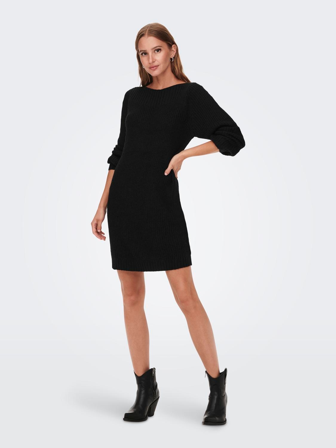 JDY Minikleid »JDYWHITNEY MEGAN L/S BOAT DRESS KNT NOOS«