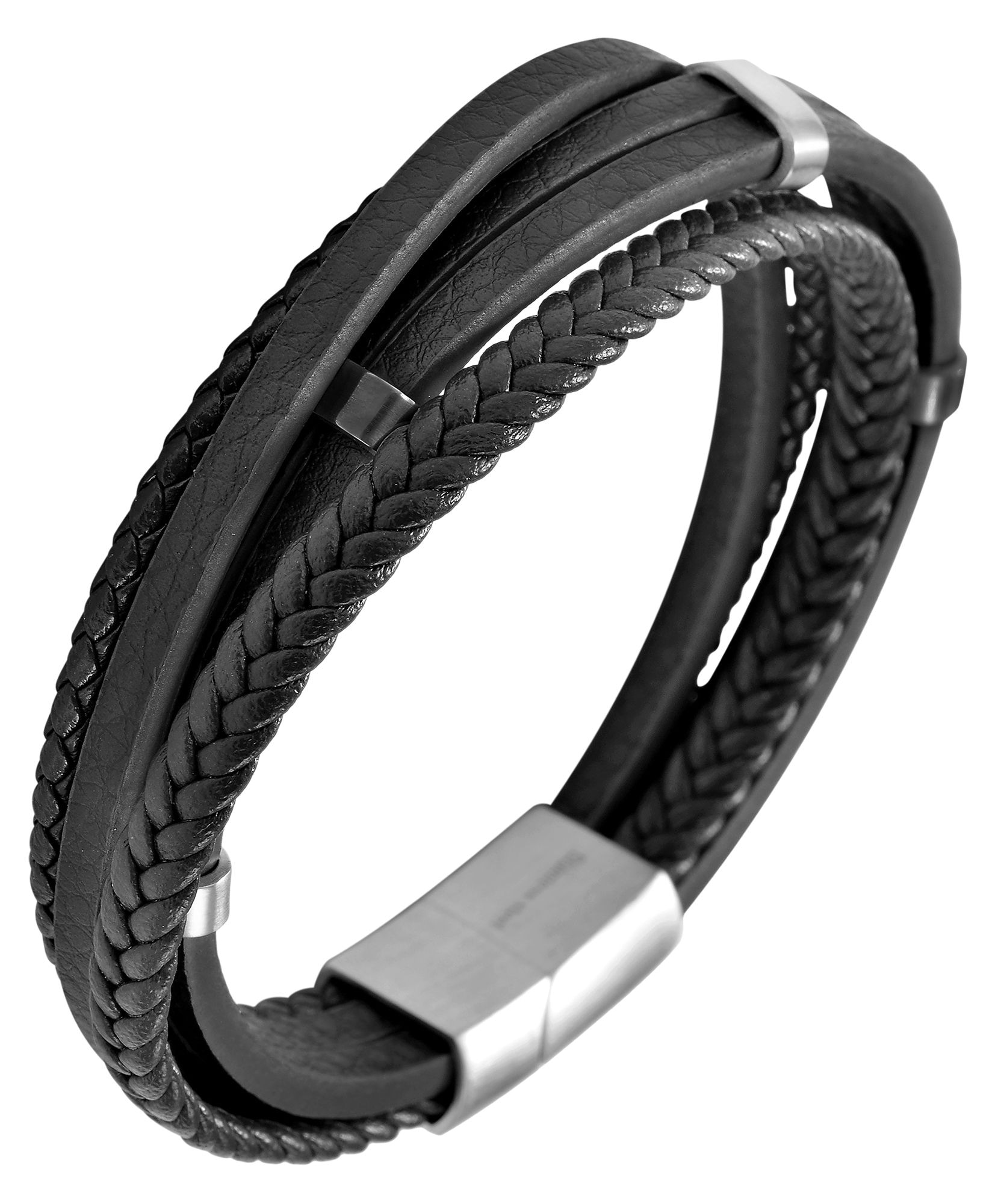 Adelia´s Lederarmband »Unisex Armband ¿ Lederarmband aus Leder 19 cm«