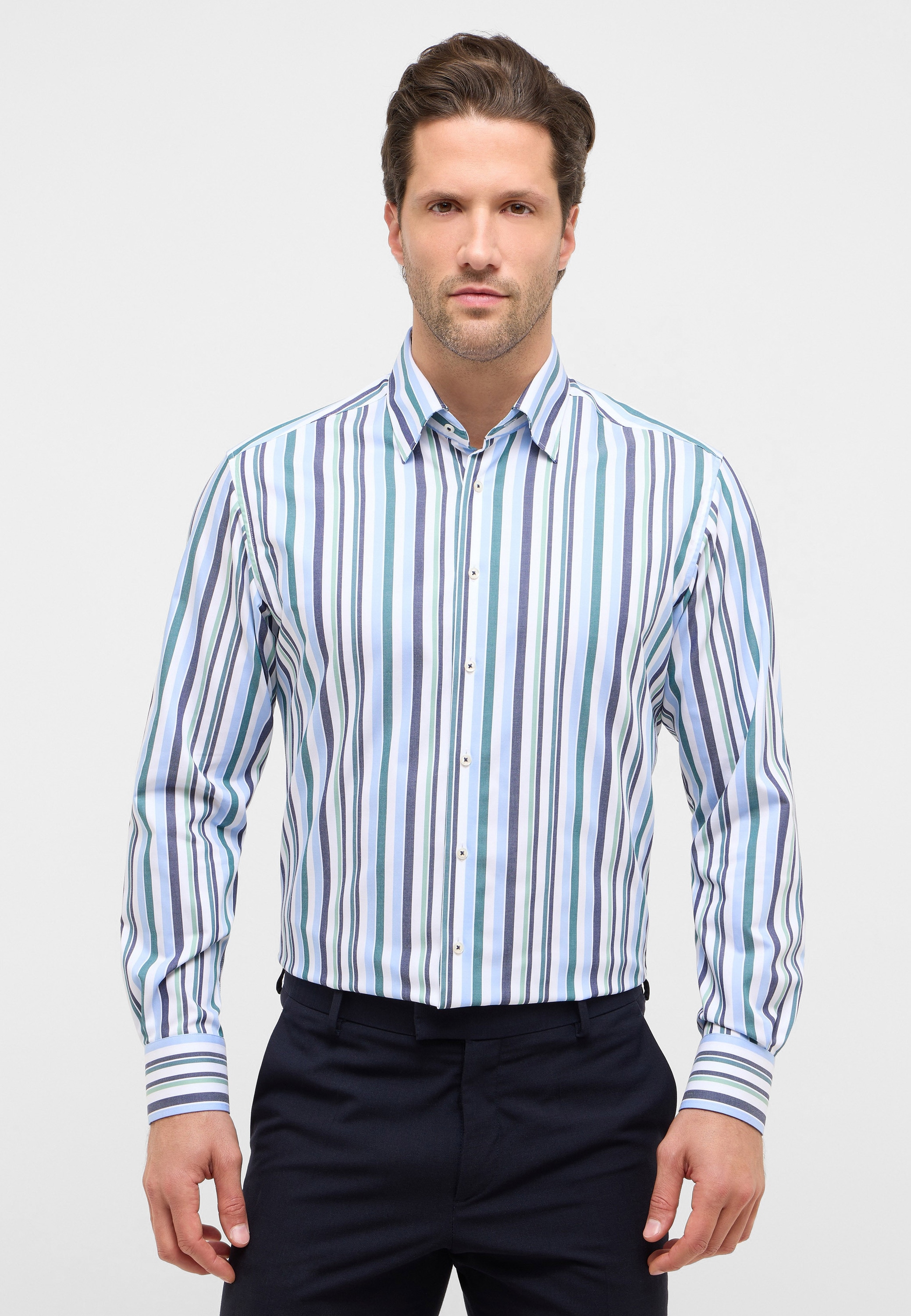 Eterna Langarmhemd »MODERN FIT« NON IRON (bügelfrei)