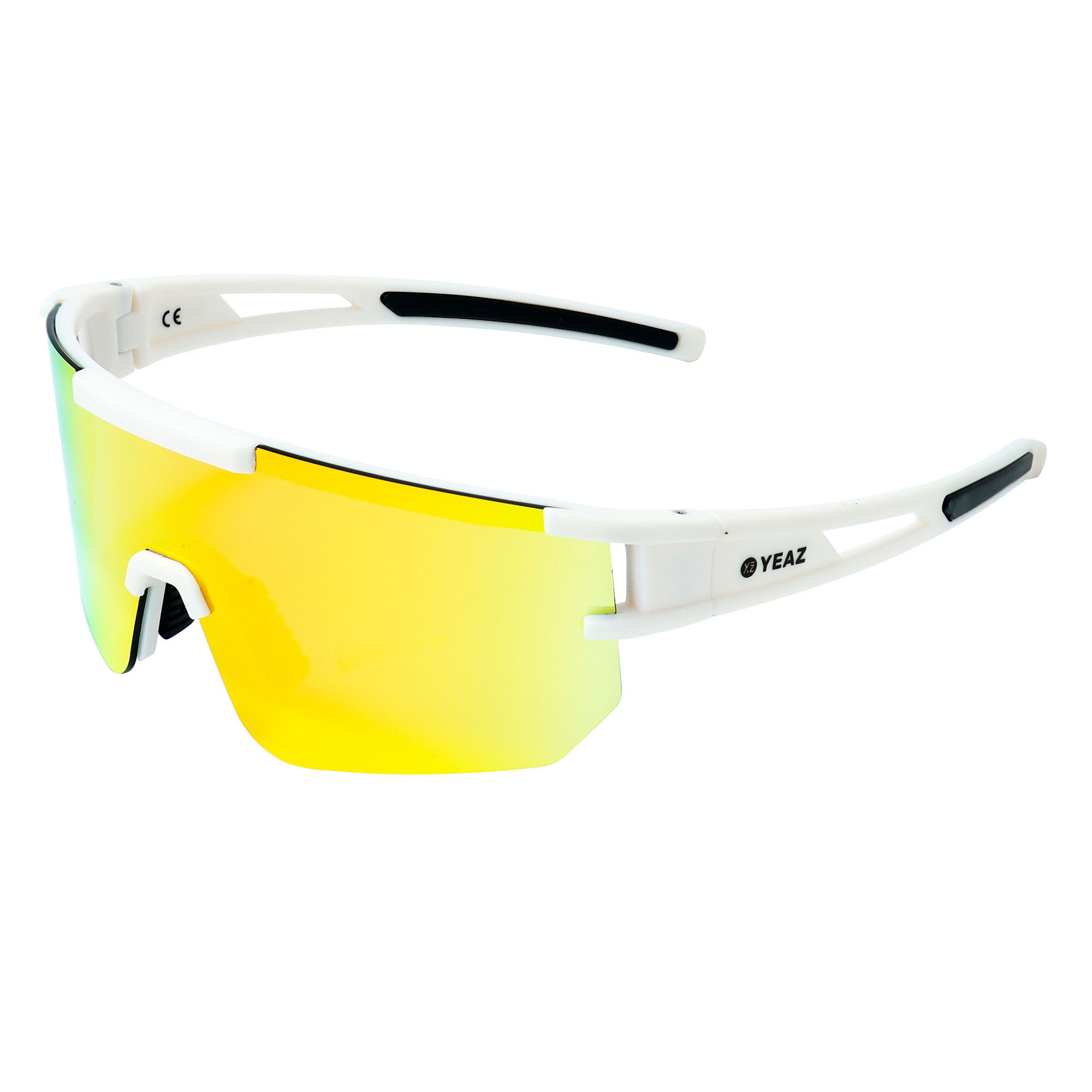 Sonnenbrille »Sport-Sonnenbrille Creme White/Mango Red SUNSPARK«