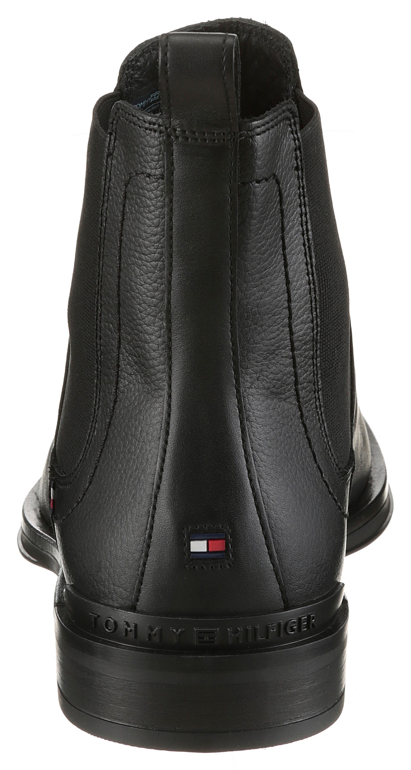 Tommy Hilfiger Chelseaboots »CORPORATE HILFIGER LTH CHESLEA«  , Stiefelette, Businessschhuh mit Stretcheinsatz