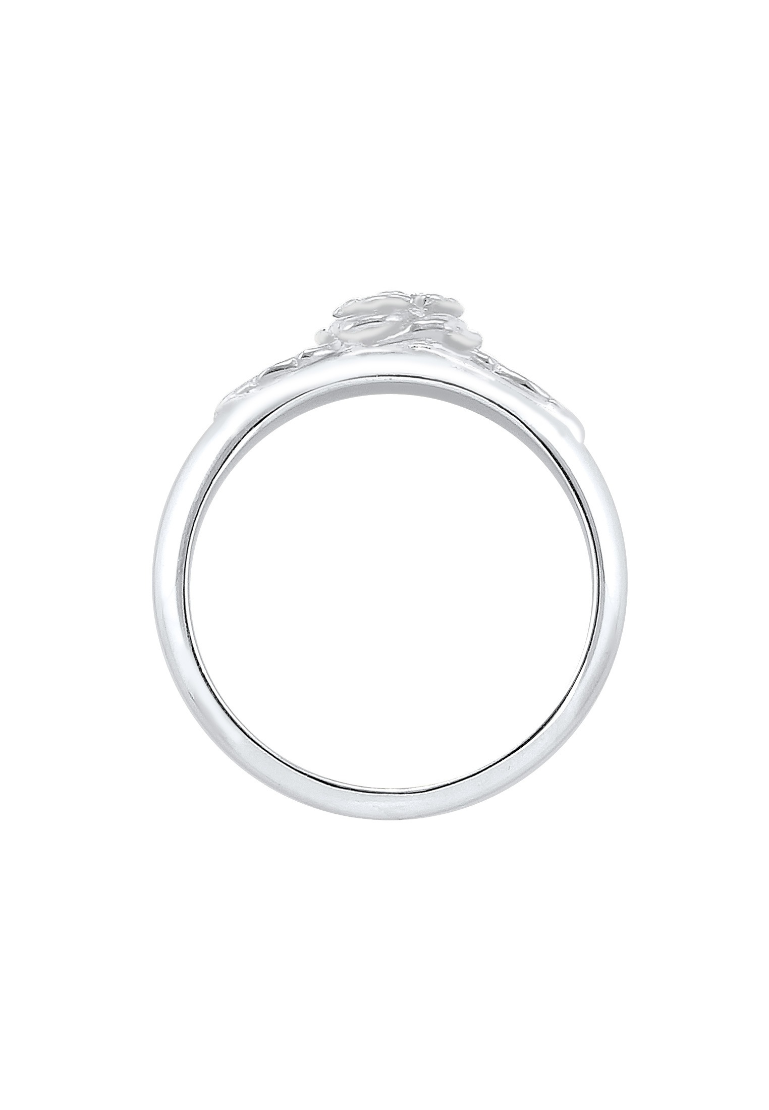Elli Silberring »Ring Rosenblüte Blume Vintage Look Trend 925 Silber«