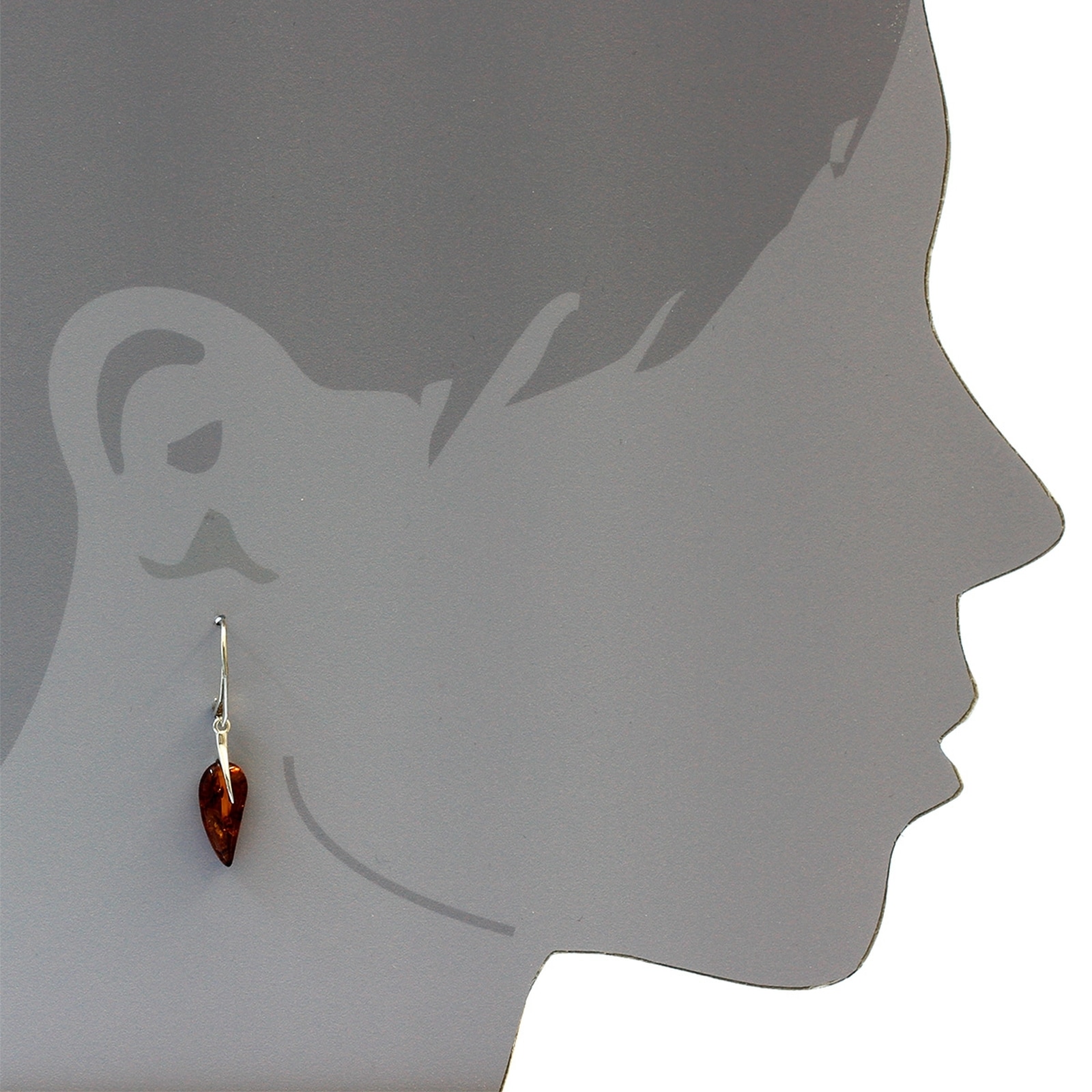 OSTSEE-SCHMUCK Paar Ohrhänger »- Lotti - Silber 925/000 - Bernstein«