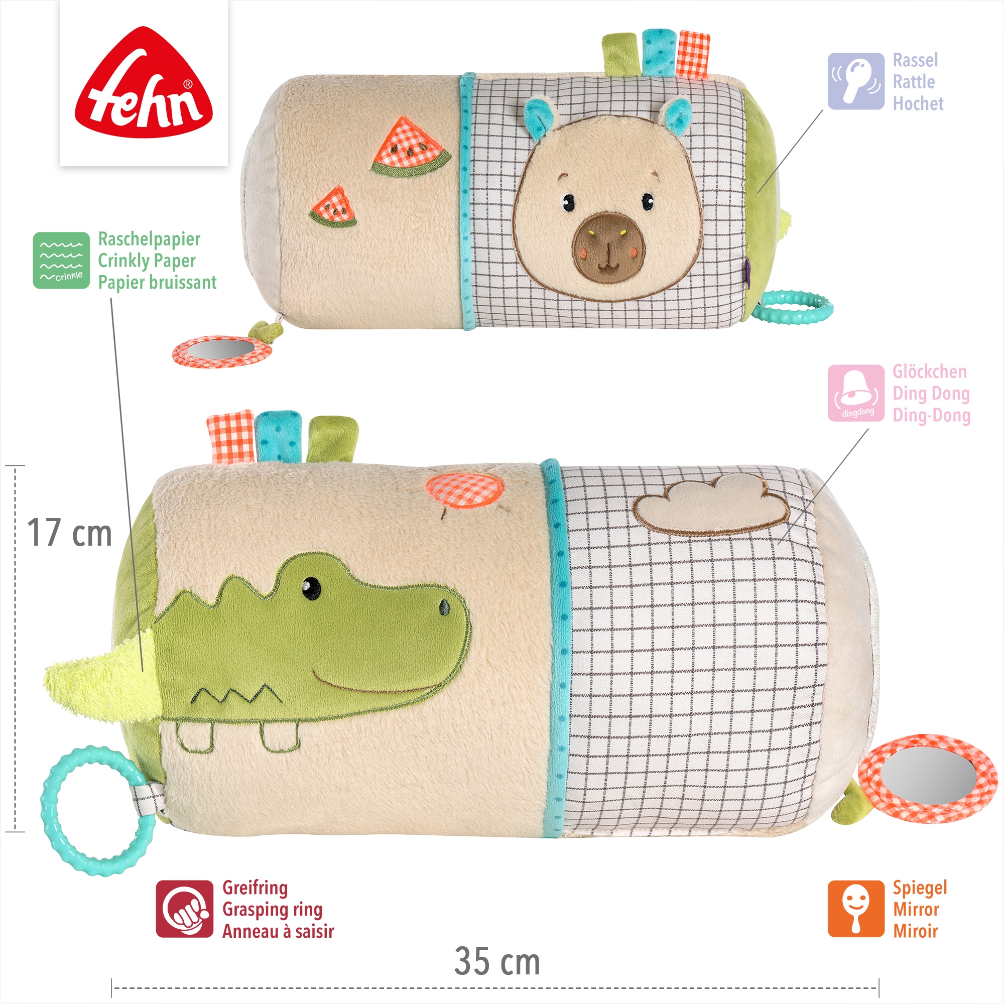 Fehn Krabbelrolle »Capybara Clara«