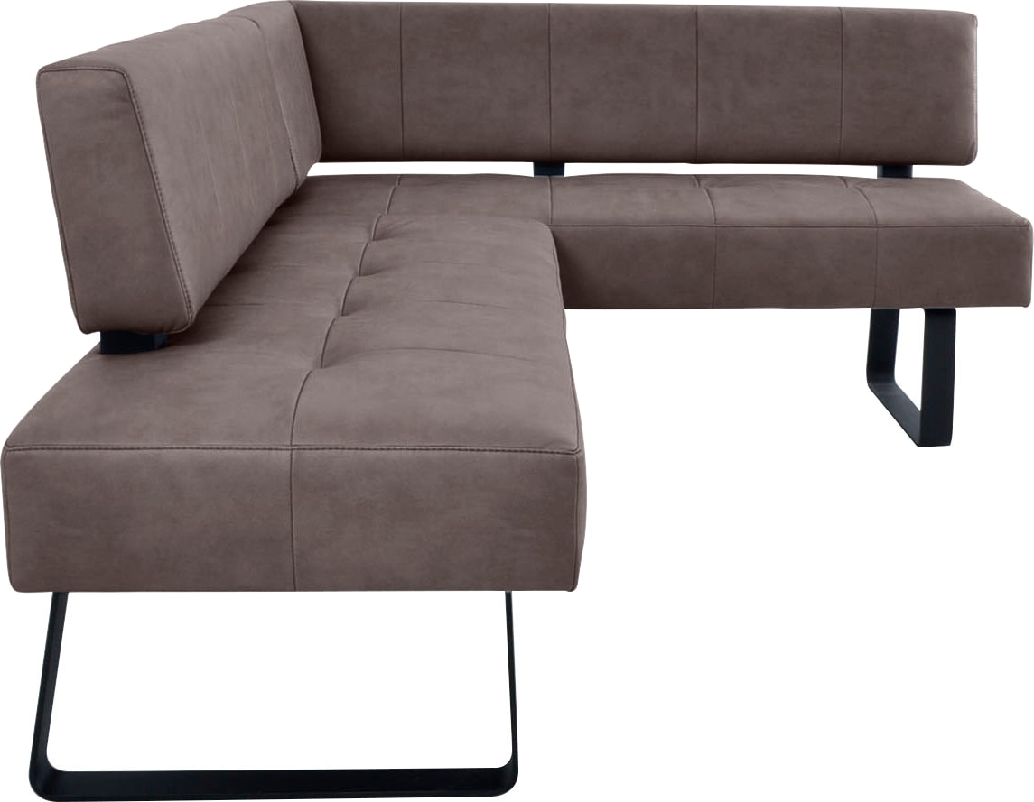 K+W Komfort & Wohnen Eckbank »Spider II«, Sitzsteppung, bequem durch Sandwichbauweise, 2 Stellmaße