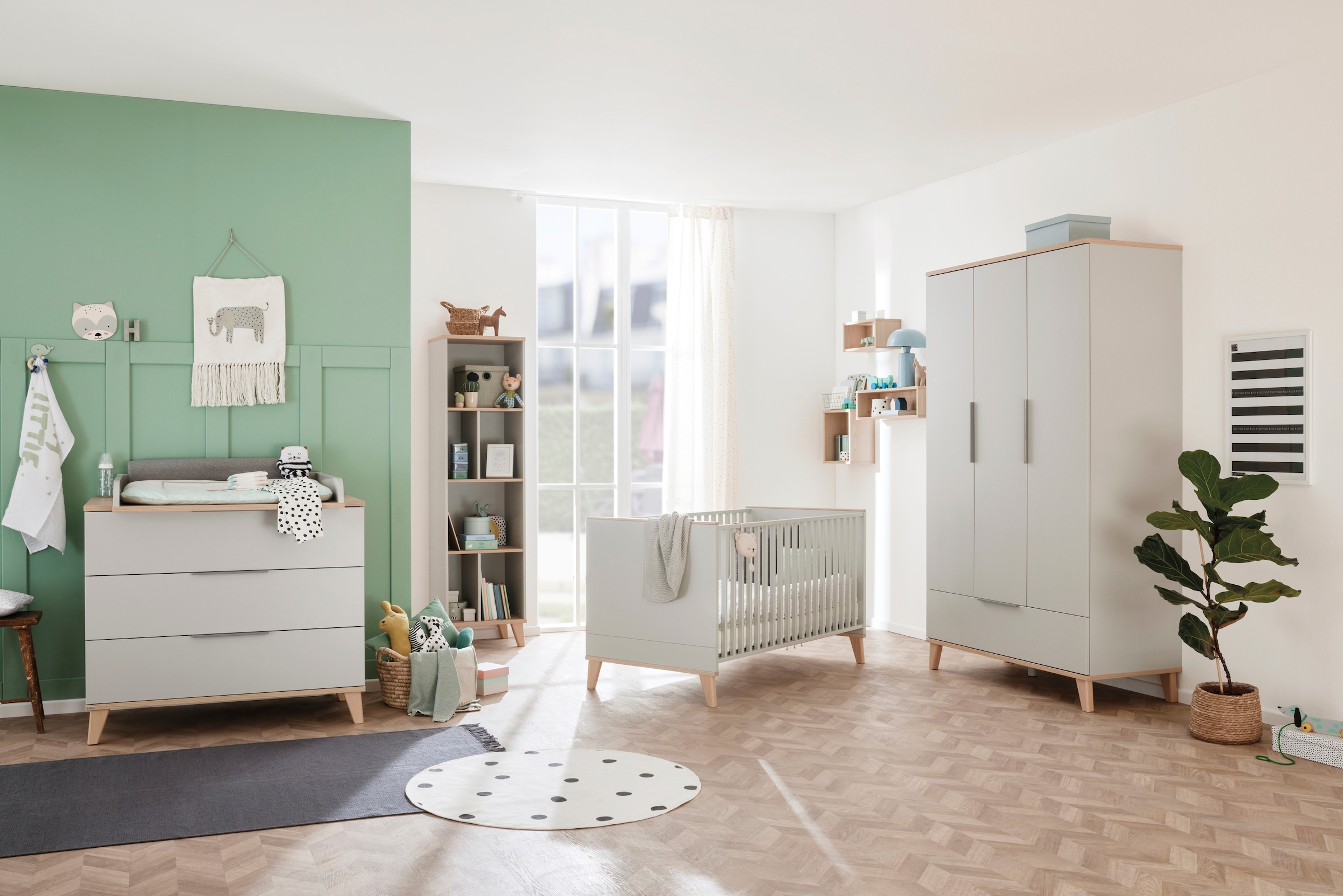 PAIDI Babybett »Fiene«, 4-fach höhenverstellbar, mit Airwell® Comfort Federleistenrost