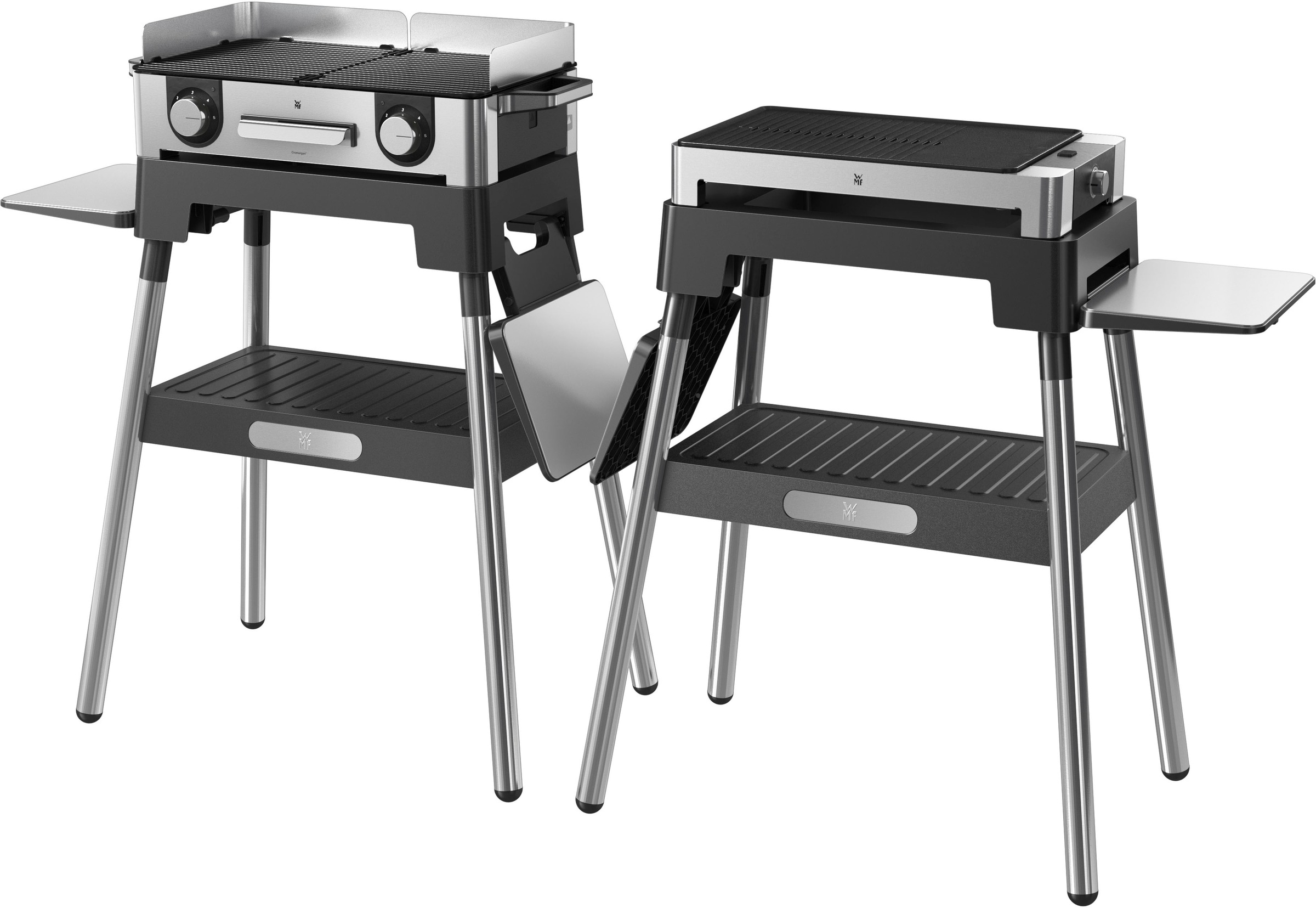 WMF Standgrill »Standfuß 0415890011 Lono Master«, stabil, kompakt, Premium-Design, hochwertiger Cromargan Edelstahl