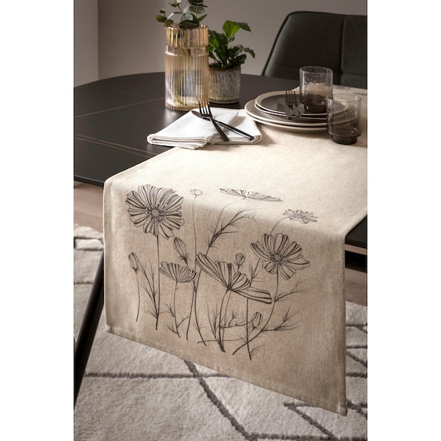done.® Tischläufer »Flower Meadow, mit Blumenmotiv«, (1 St.), Digitaldruck, Maße  ca. 40x150 cm im OTTO-Shop