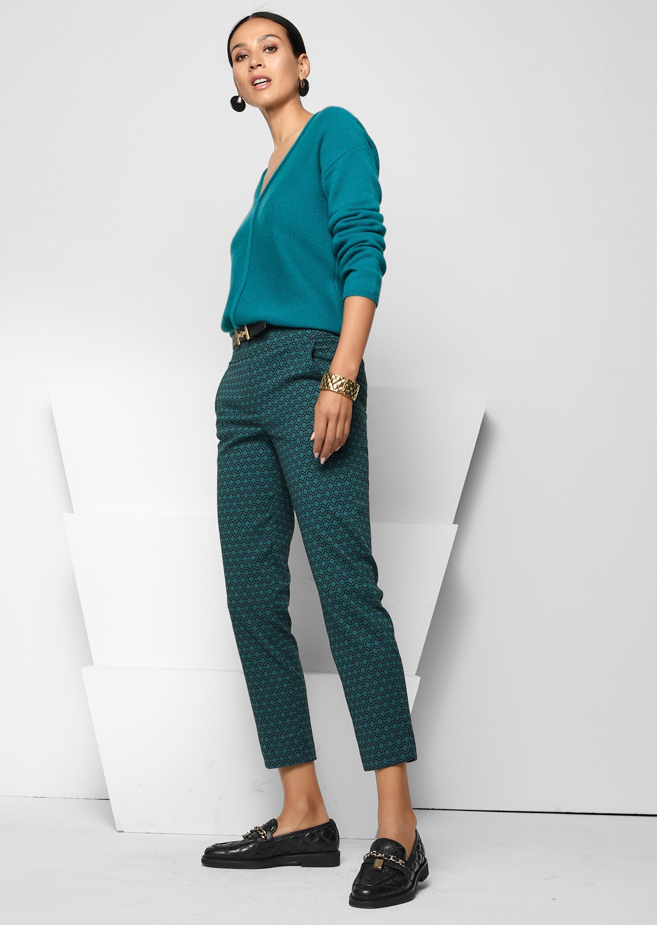 MADELEINE Stoffhose »Hose Bequeme Schlupfhose in gerader Form«