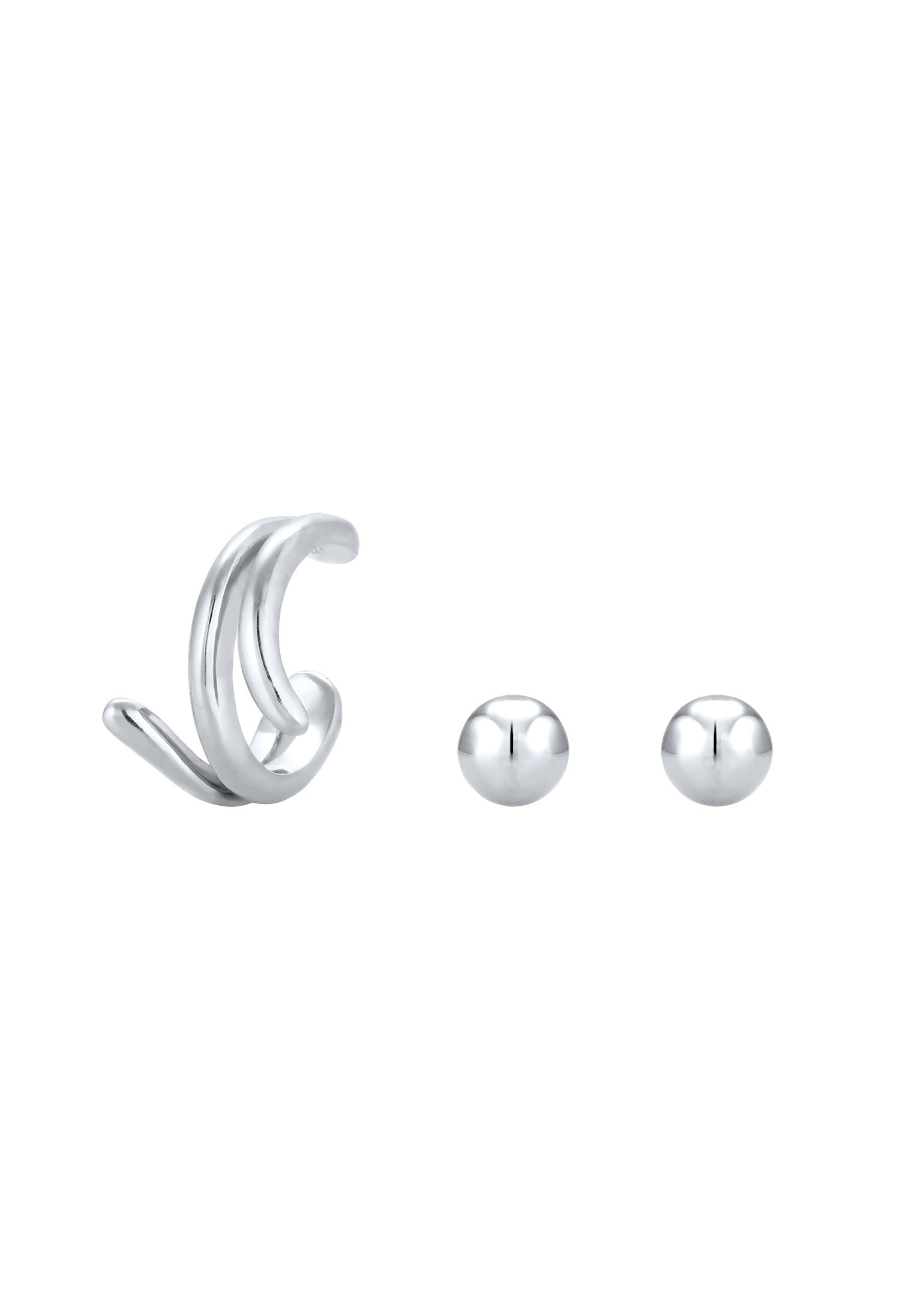 Elli Ohrstecker-Set »Ohrringe Ohrstecker Earcuff 2er Set 925 Sterling Silber«