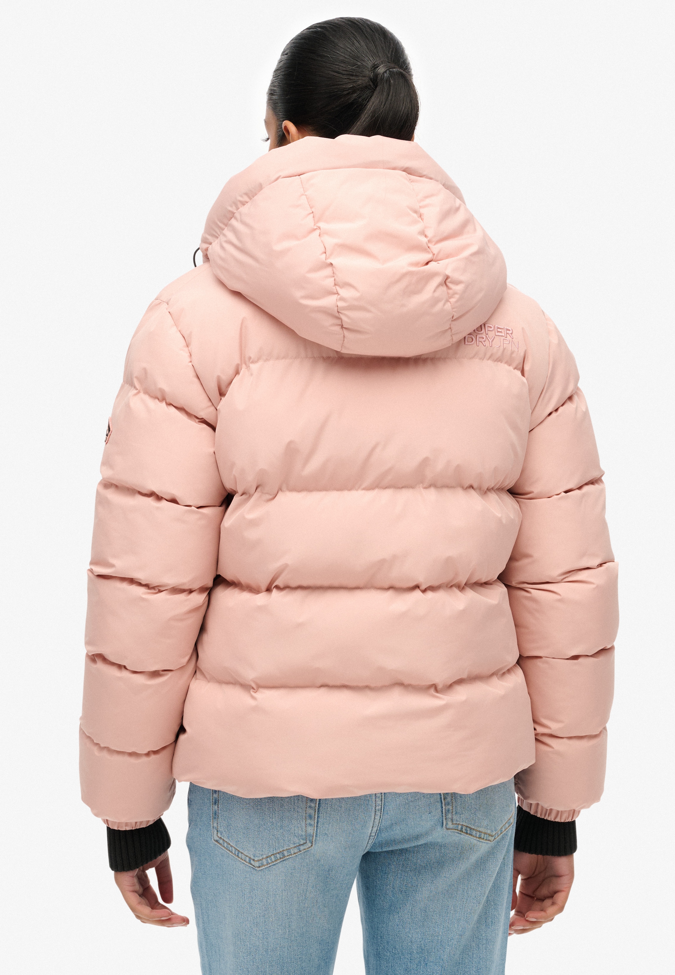 Superdry Steppjacke »HOODED SPORTS PUFFER JACKET«, mit Kapuze