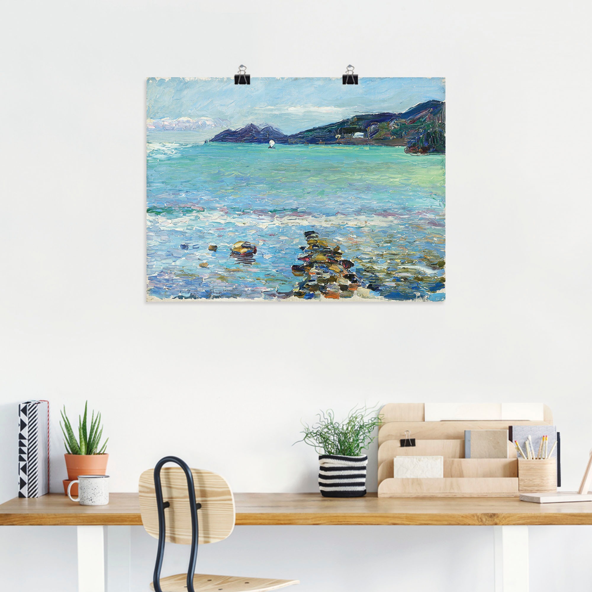 Artland Wandbild »Rapallo, Blick auf Portofino. Um 1906«, Meer Bilder, (1 St.), als Leinwandbild, Poster in verschied. Größen