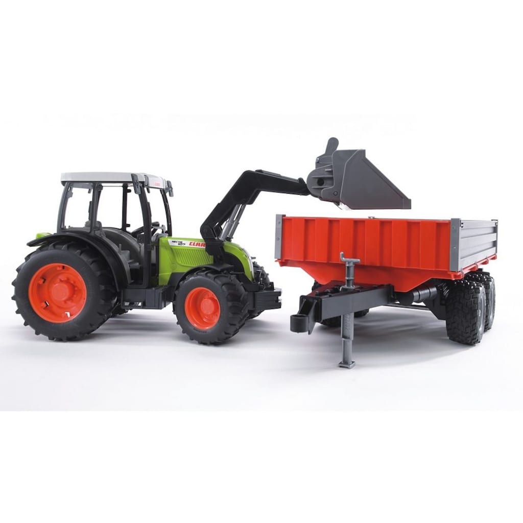 Bruder® Spielzeug-Traktor »Claas Nectis 267 F mit Frontlader und Bordwandanhänger«