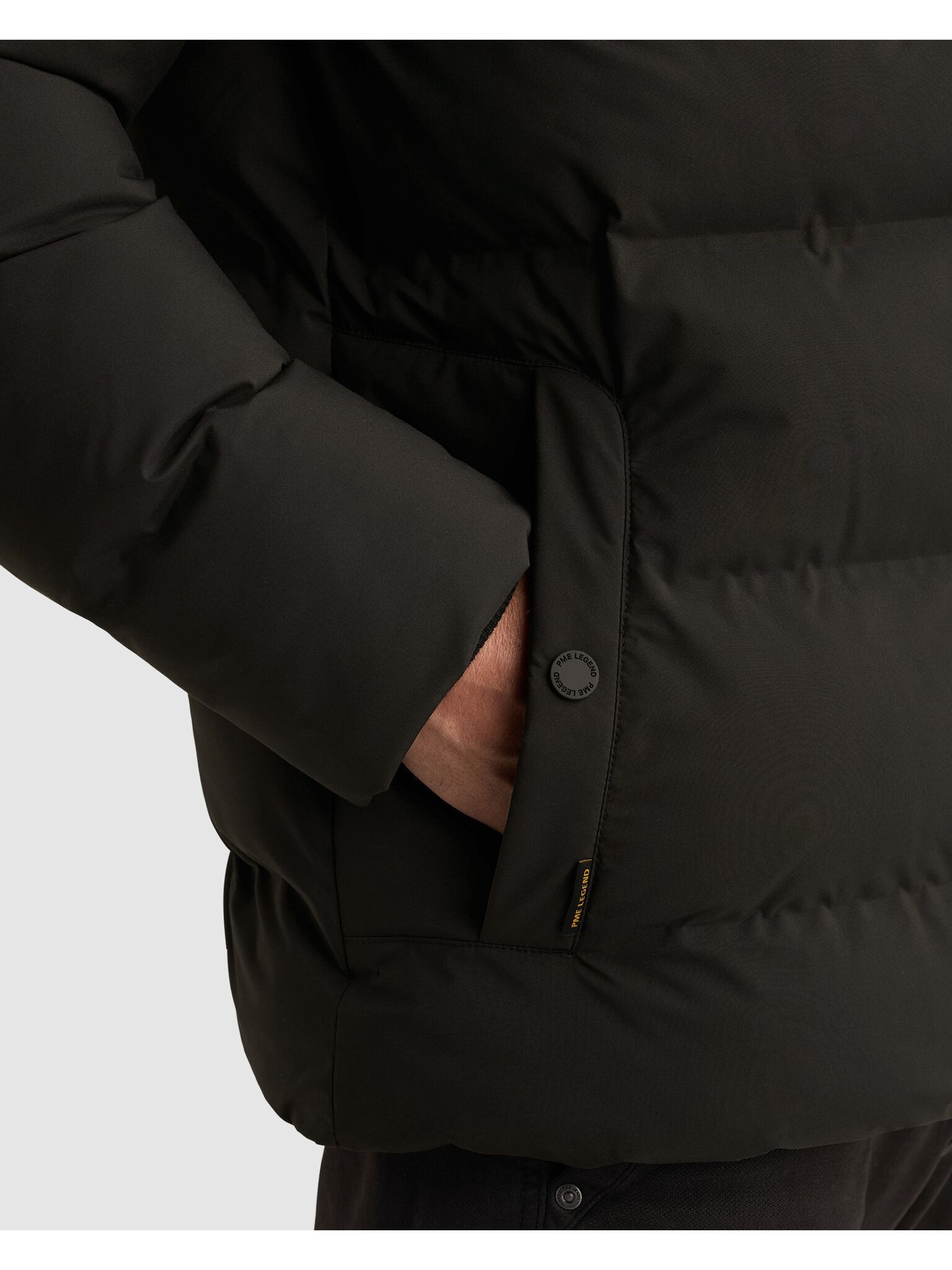 PME LEGEND Winterjacke »AIRSHIP Mach6« mit Kapuze /Pufferjacke - winddicht, atmungsaktiv & wärmend
