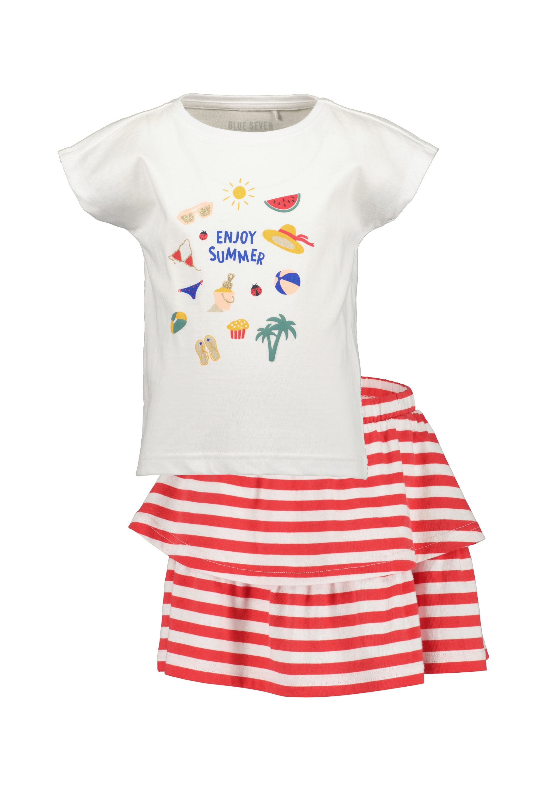 Blue Seven T-Shirt »Blue Seven Set: T-Shirt und Rock«