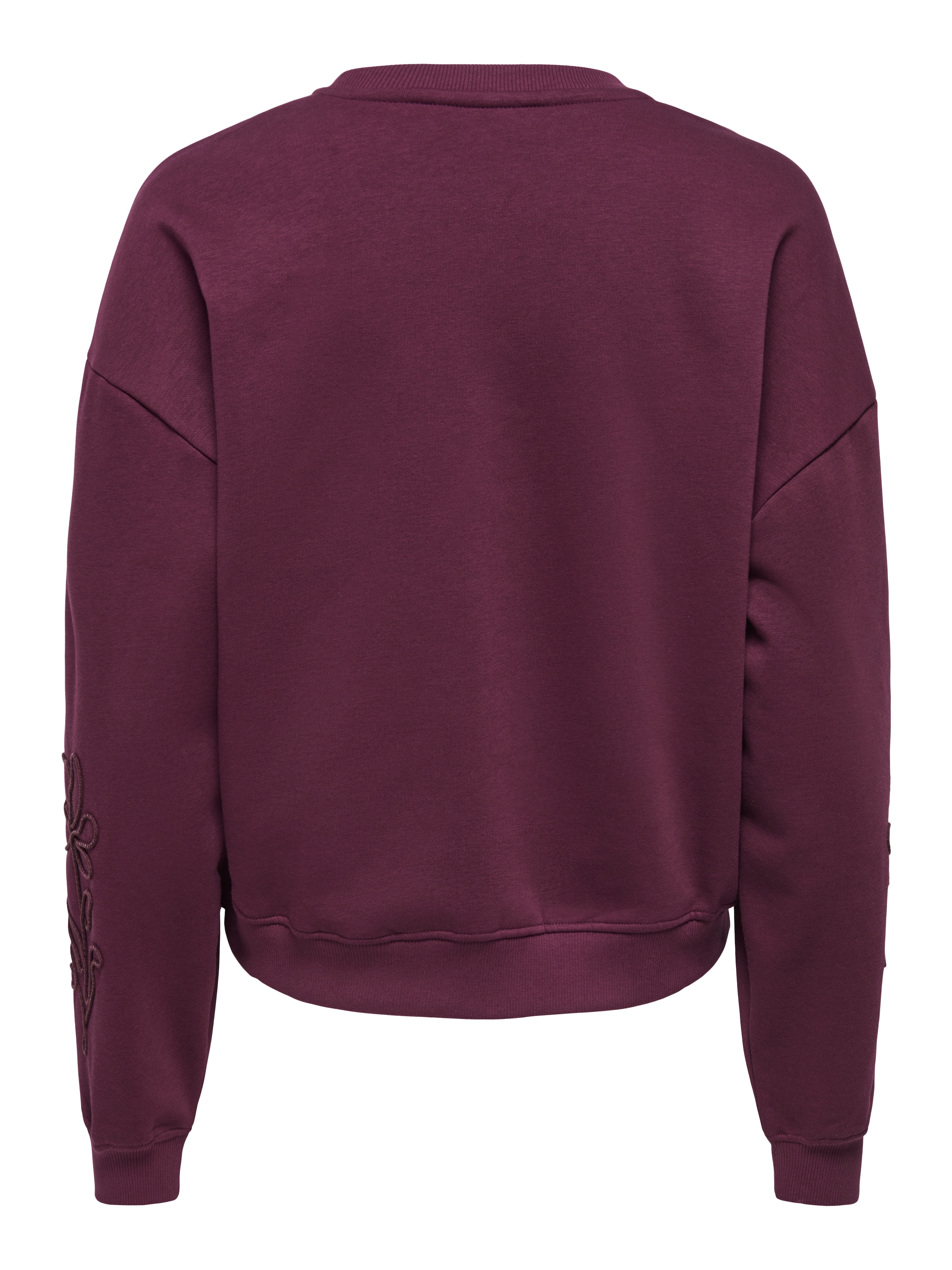 ONLY Sweatshirt »ONLBROOKLYN L/S EMBROIDERY BOX SWT«, Baumwollmischung, regular fit
