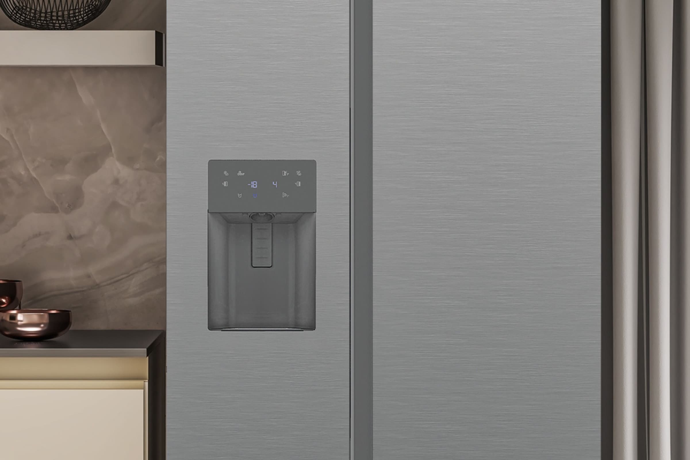 BAUKNECHT Side-by-Side »SBS IW E90 Pearl«