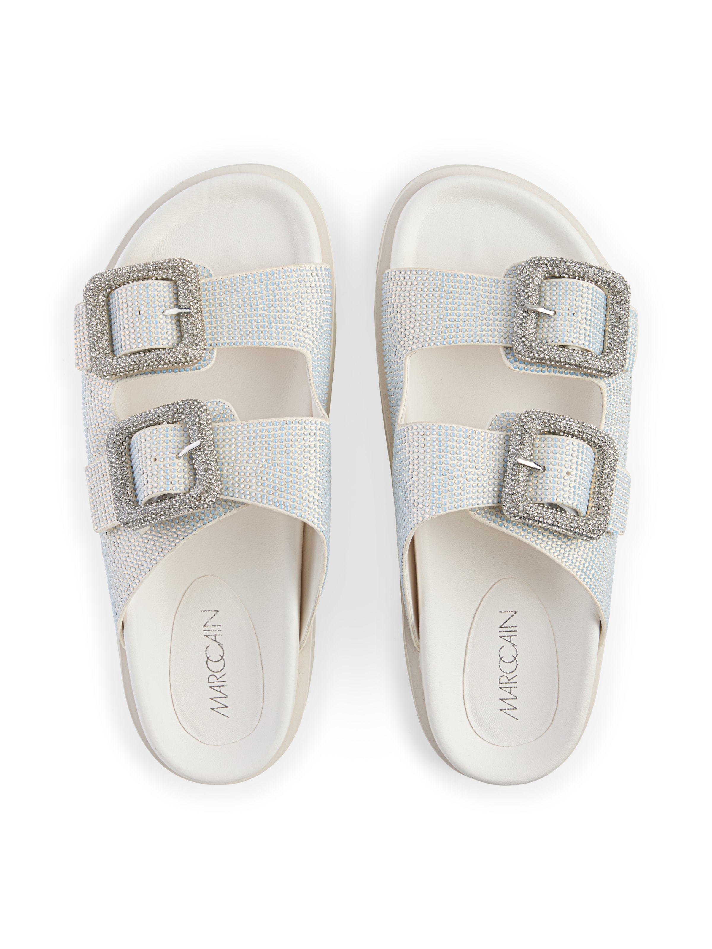 Marc Cain Pantolette »Sports Desert Fiesta«  Sommerschuh, Schlupfschuh, Flats mit funkelnden Schmucksteinen