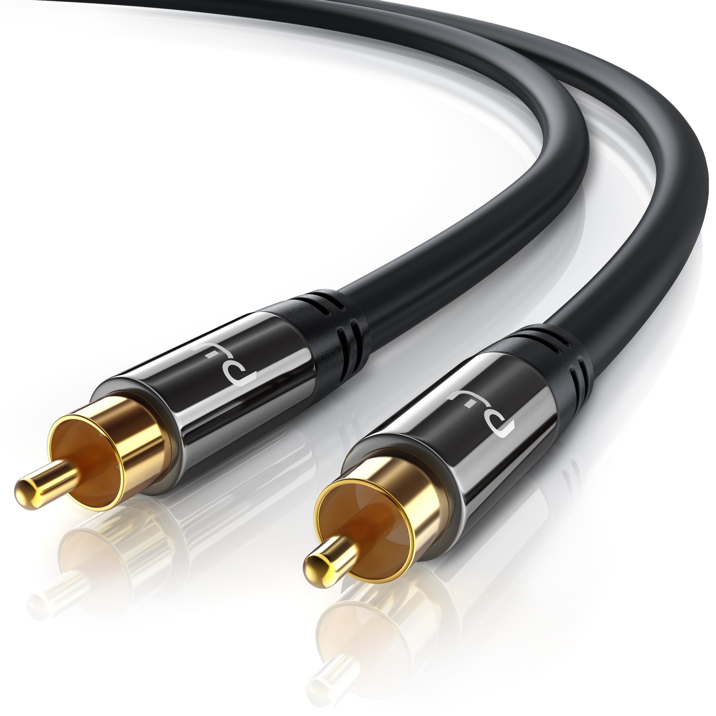 Primewire Subwoofer-Cinch Audio-Kabel mehrfach geschirmt »1x Cinch zu 1x Cinch / Premium Series«