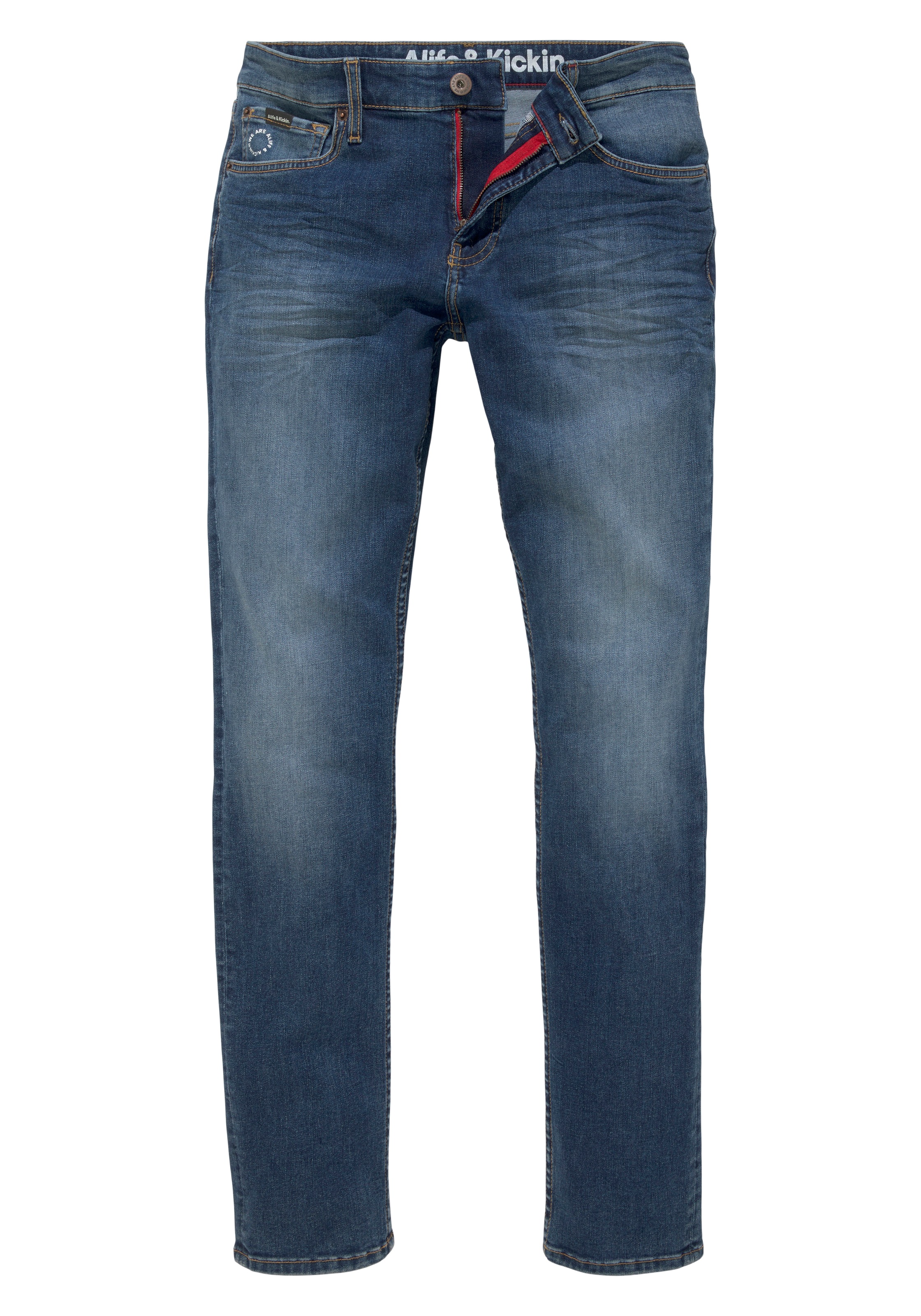 Alife & Kickin Slim-fit-Jeans »JamieAK«, Ökologische, wassersparende Produktion durch Ozon Wash