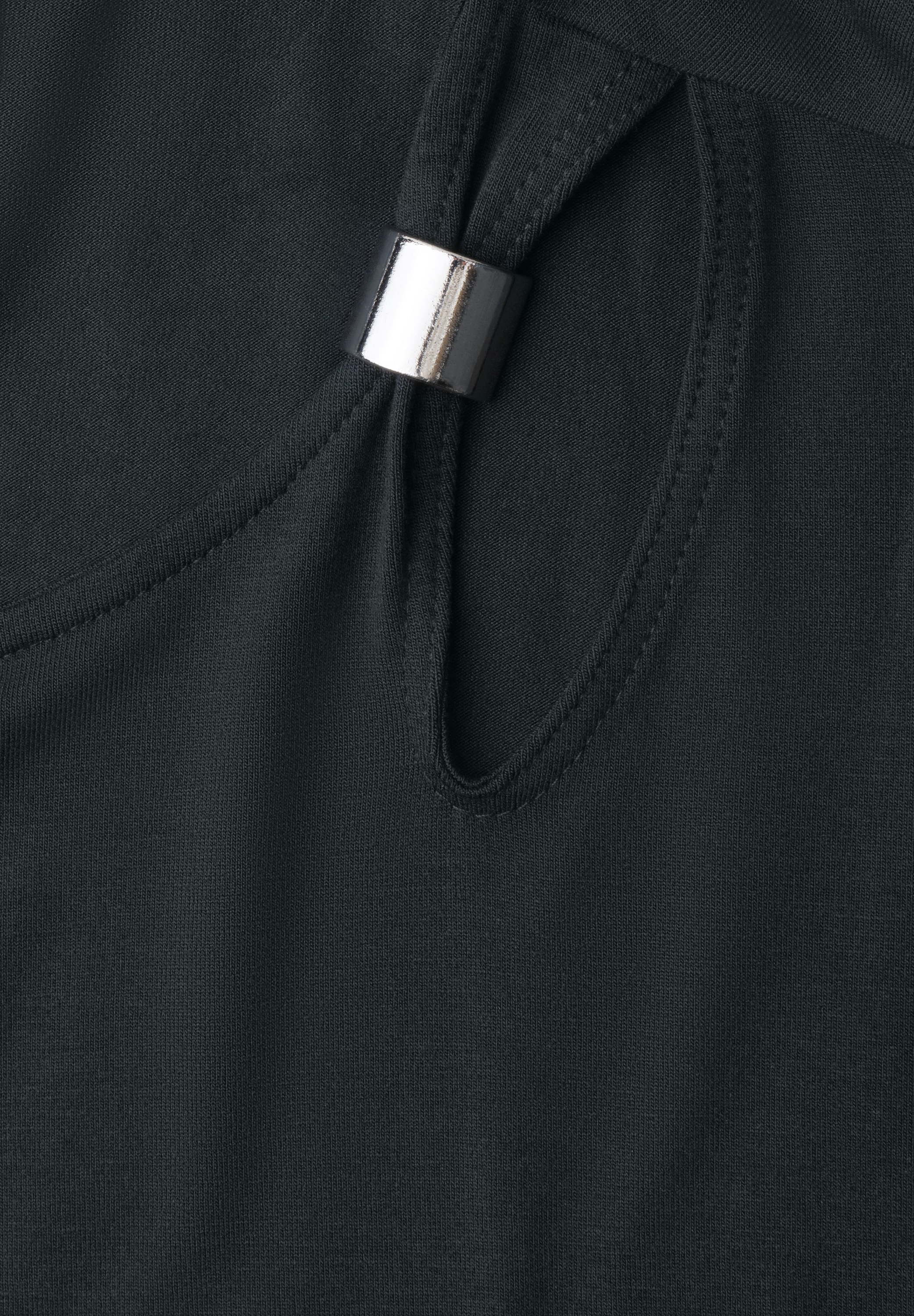 STREET ONE Sommerkleid Ohne Taschen Sommerkleid - ärmellos -  mit Schnallendetail