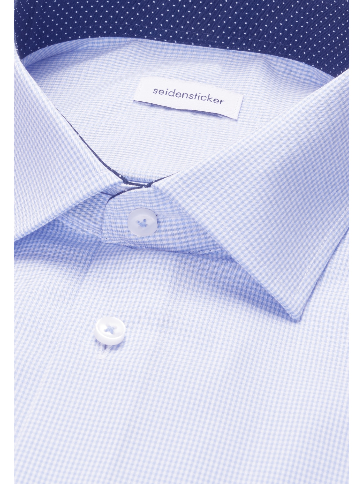 seidensticker Businesshemd »Schwarze Rose« Regular 1/1 Kentkragen Karo