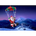BONETTI LED Dekofigur »Weihnachtsmann mit Fallschirm«